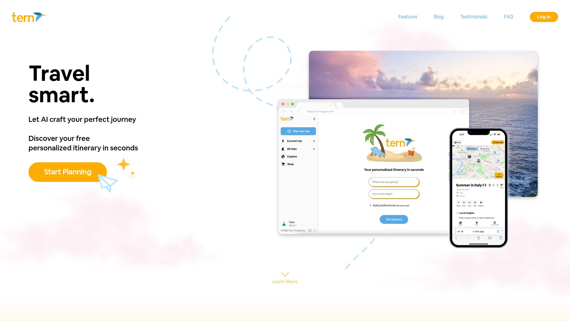 Tern - AI Travel Planner image