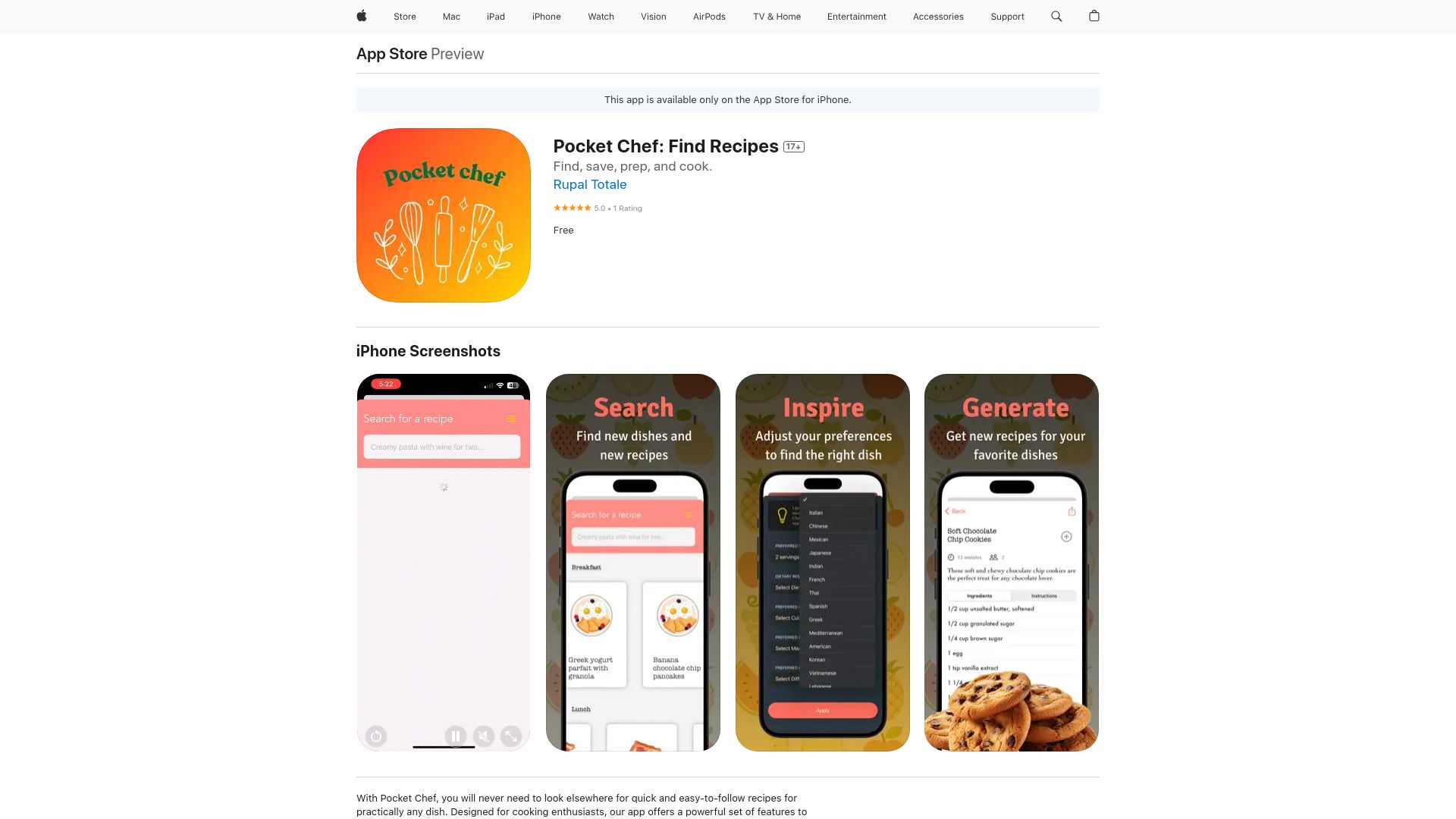 Pocket Chef image