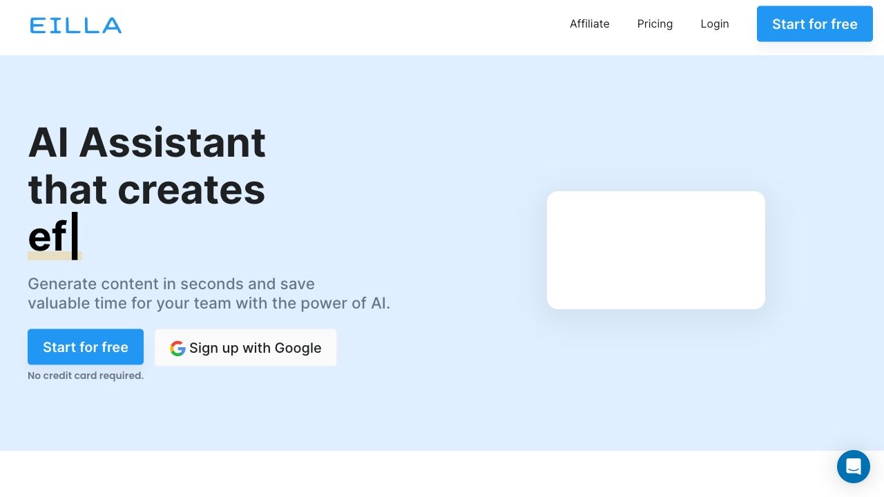 Eilla AI - Finance AI Assistant image