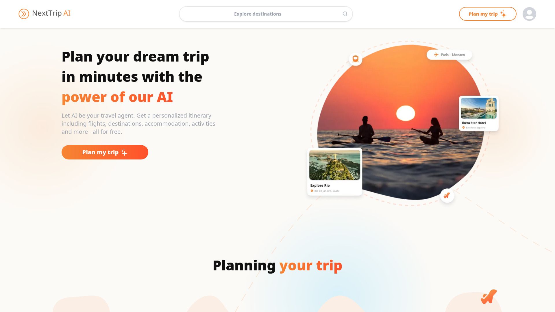 Next Trip AI image