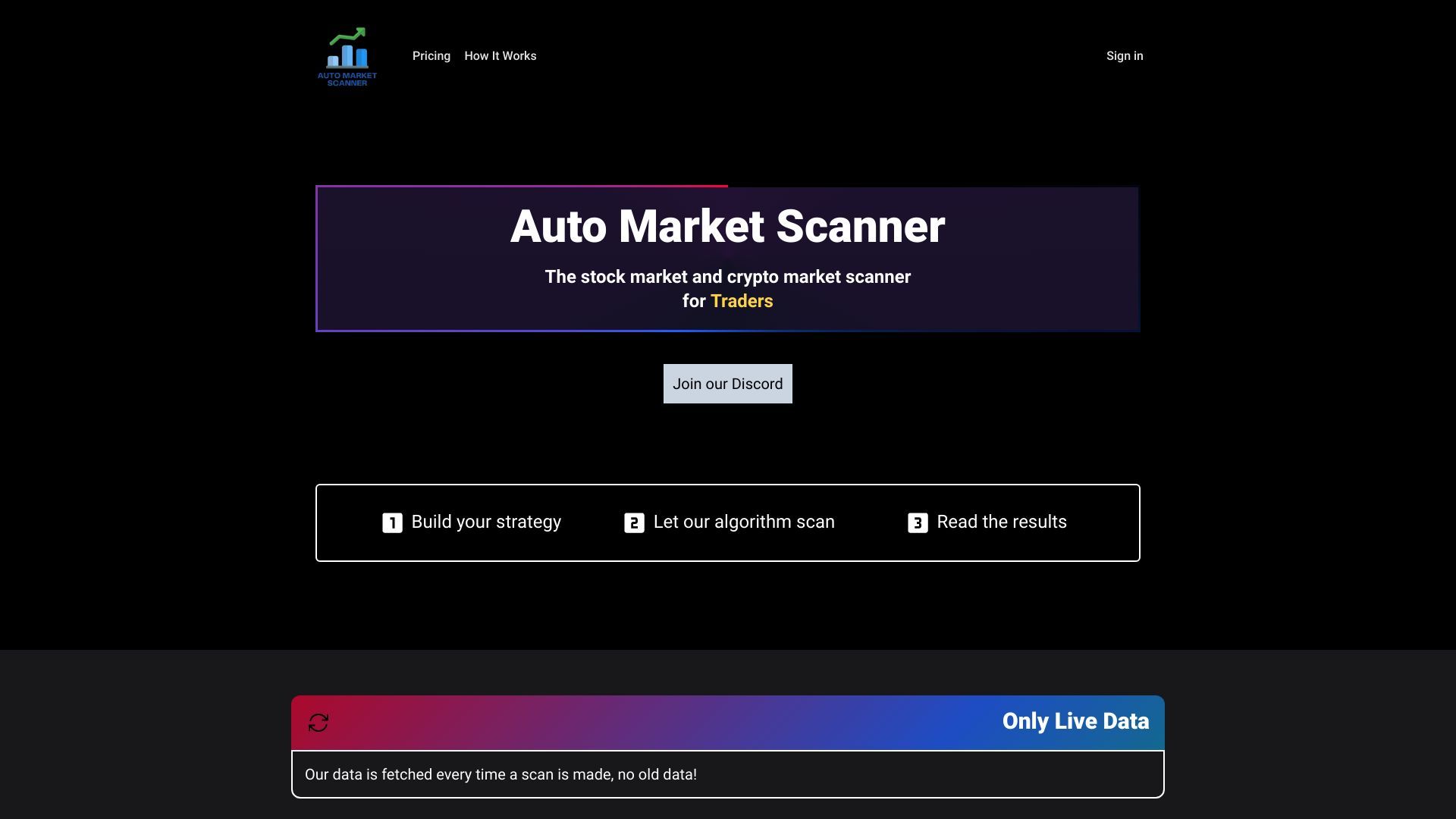 Auto Market Scanner image