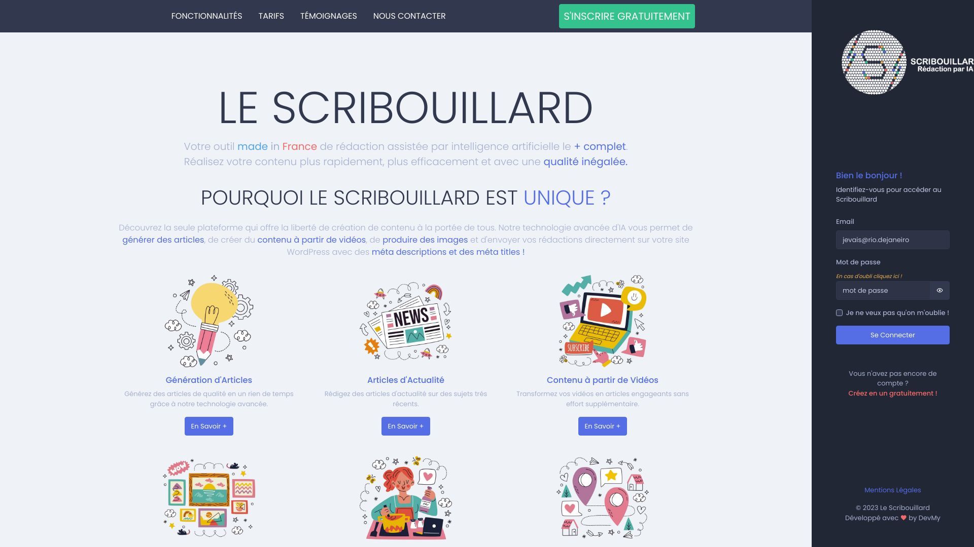 Le Scribouillard - Rédaction SEO par IA image