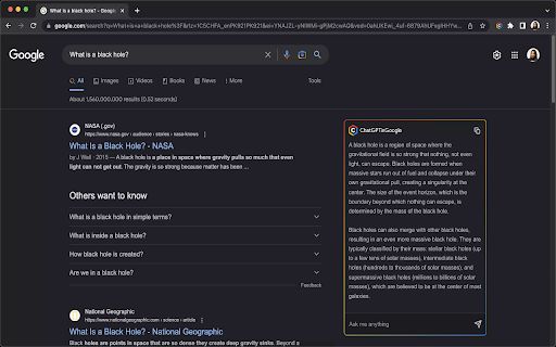 ChatGPTinGoogle image