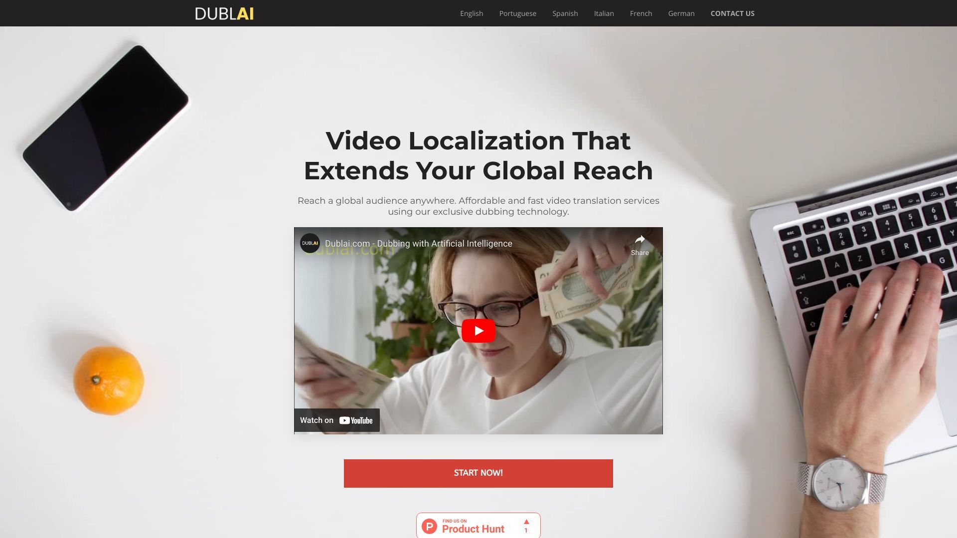 Dublai.com - Dubbing with artificial intelligence image