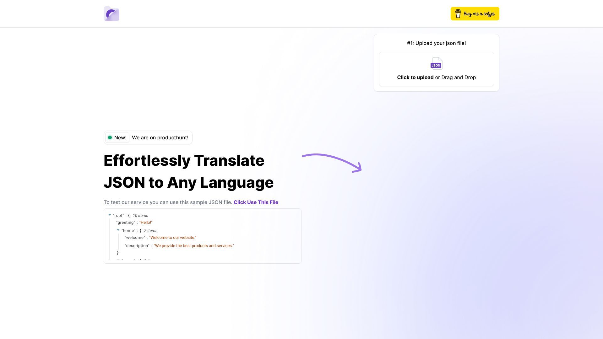 Transluna - JSON Translation Tool image