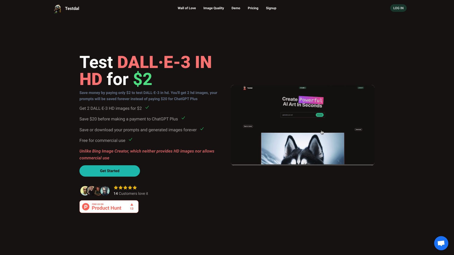 Test DAL·E-3 image