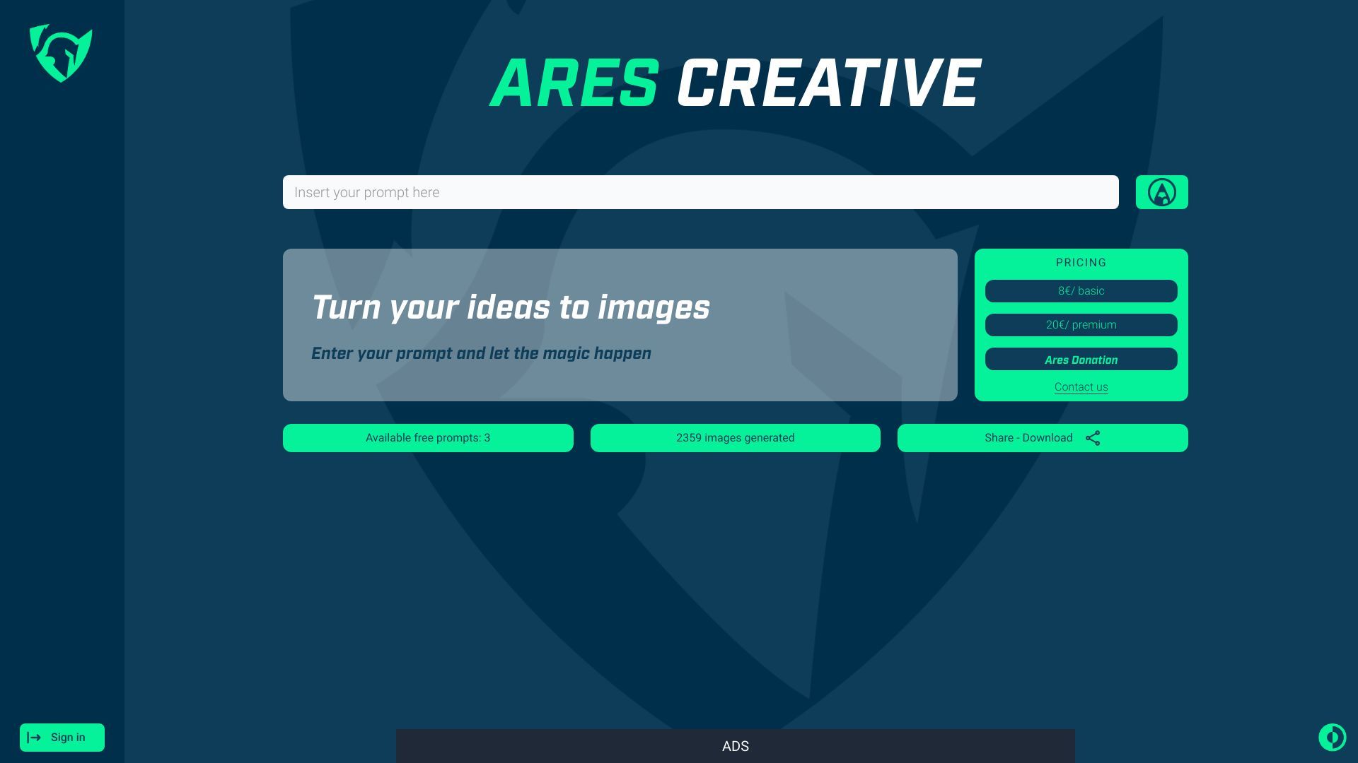 Ares Creative image