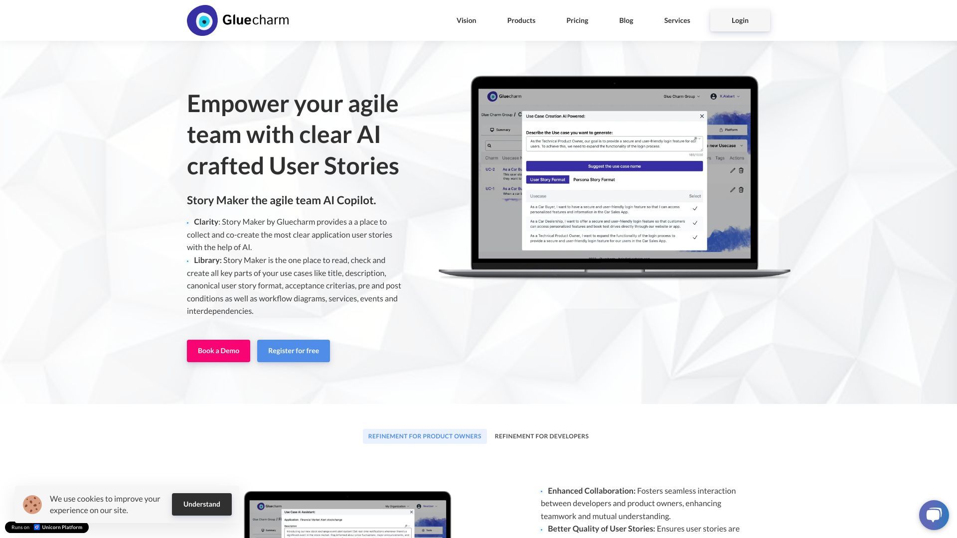 Gluecharm | Story Maker & More image