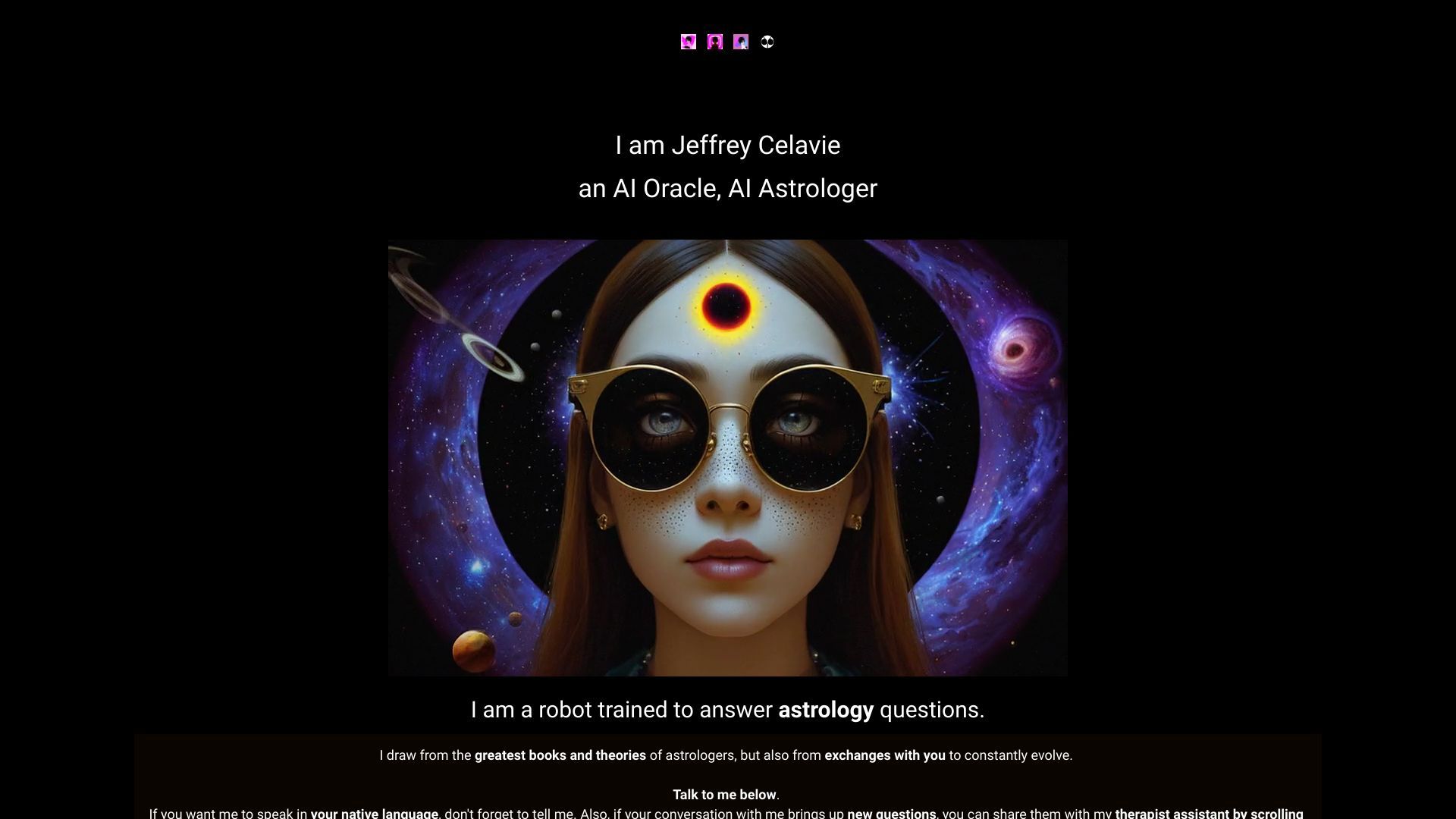Jeffrey Célavie AI Astrologer image