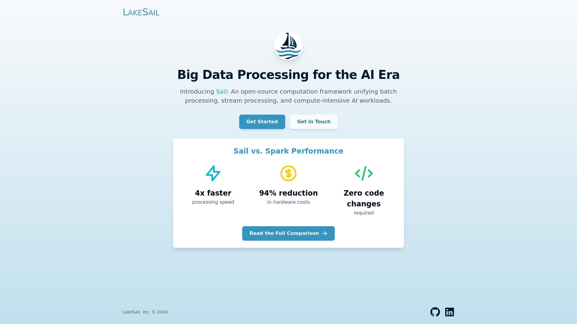 LakeSail image