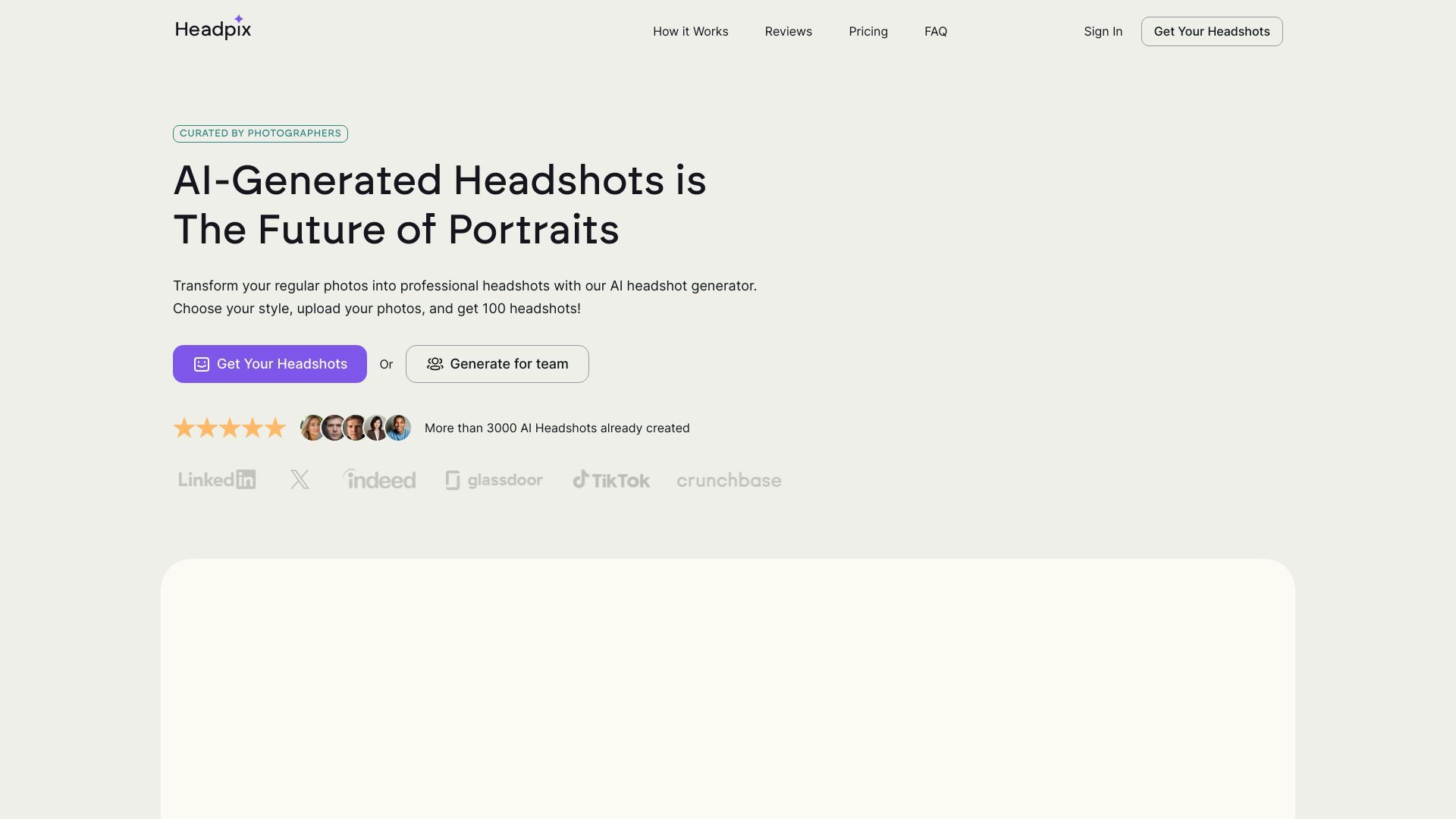 Headpix - Professional AI Headshot Generator image