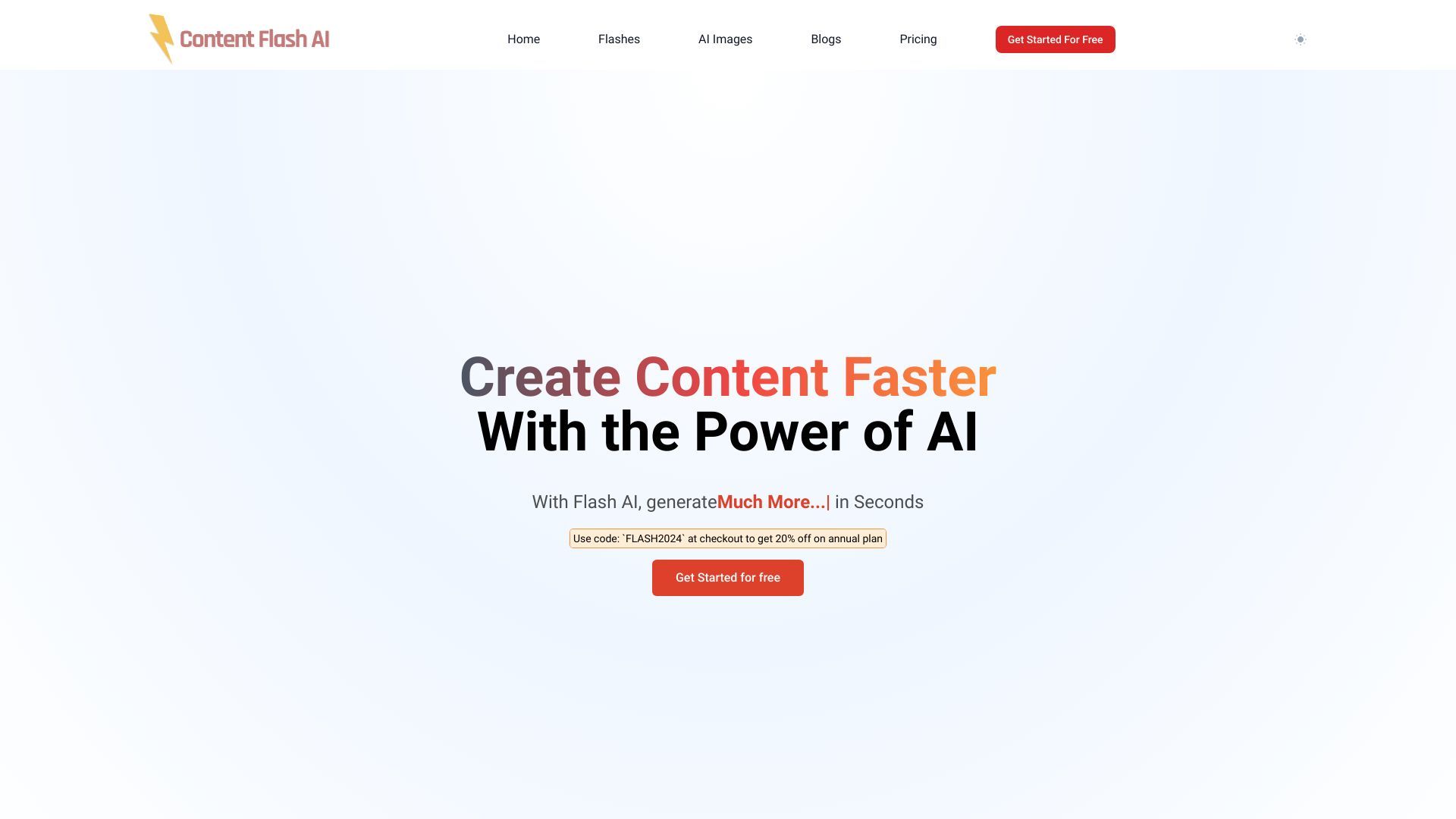 Content Flash AI image