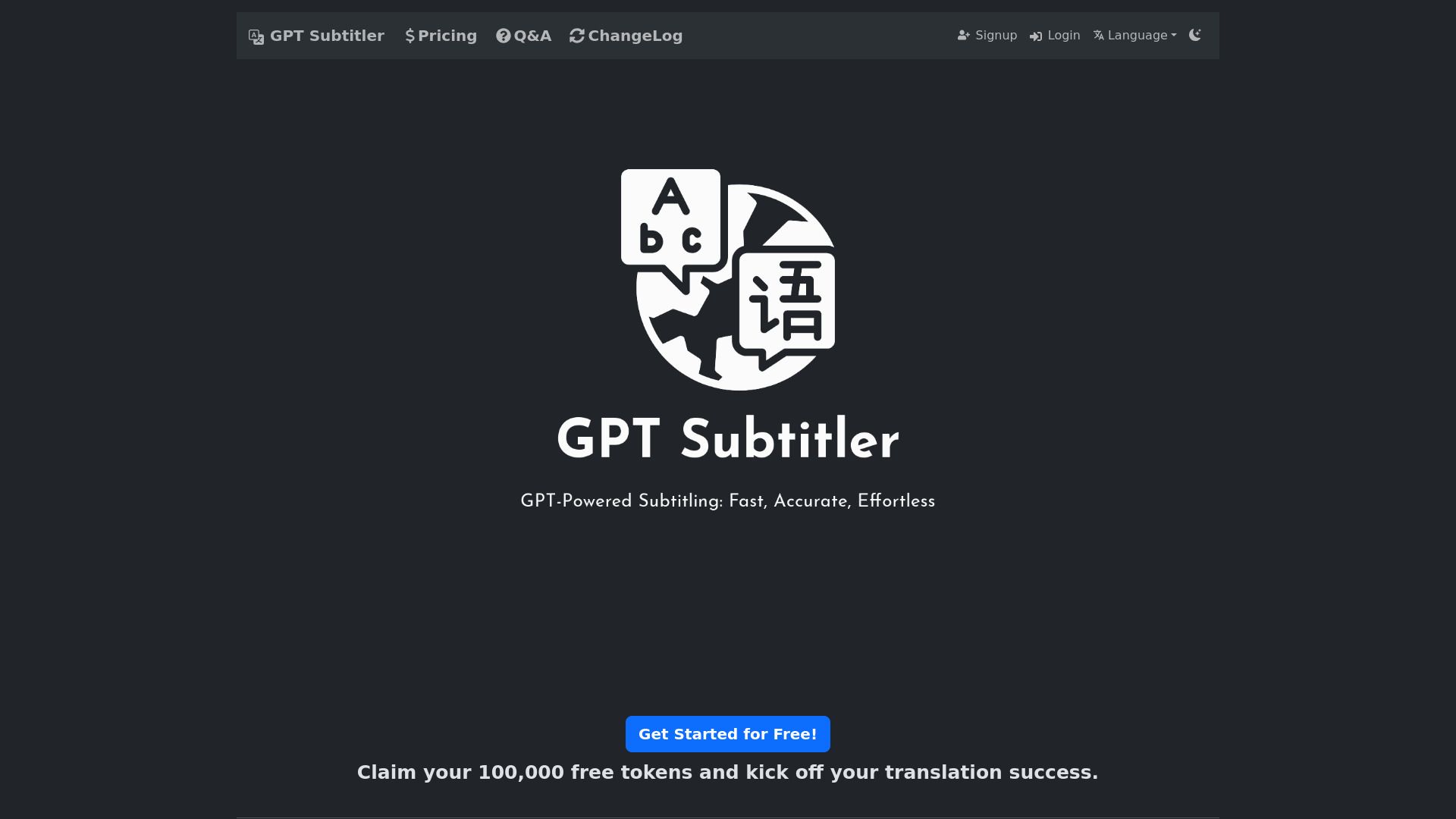 GPT Subtitler image