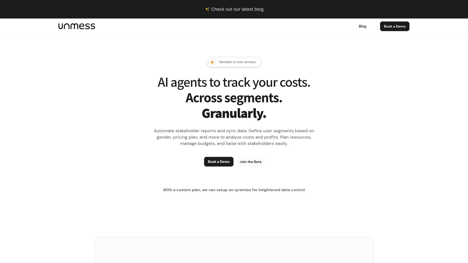 unMess AI Agents for Financial Planning image