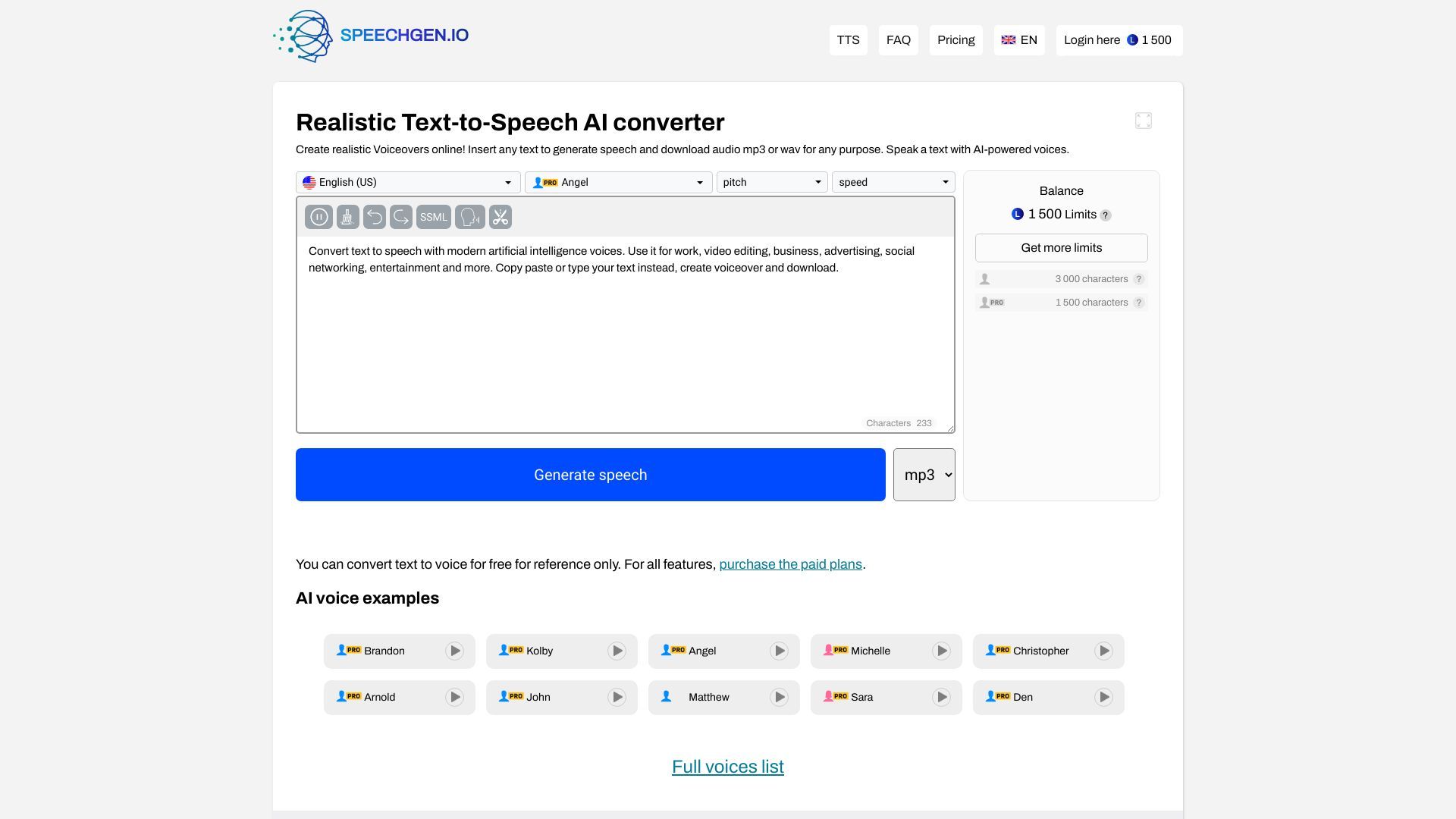SpeechGen.io image