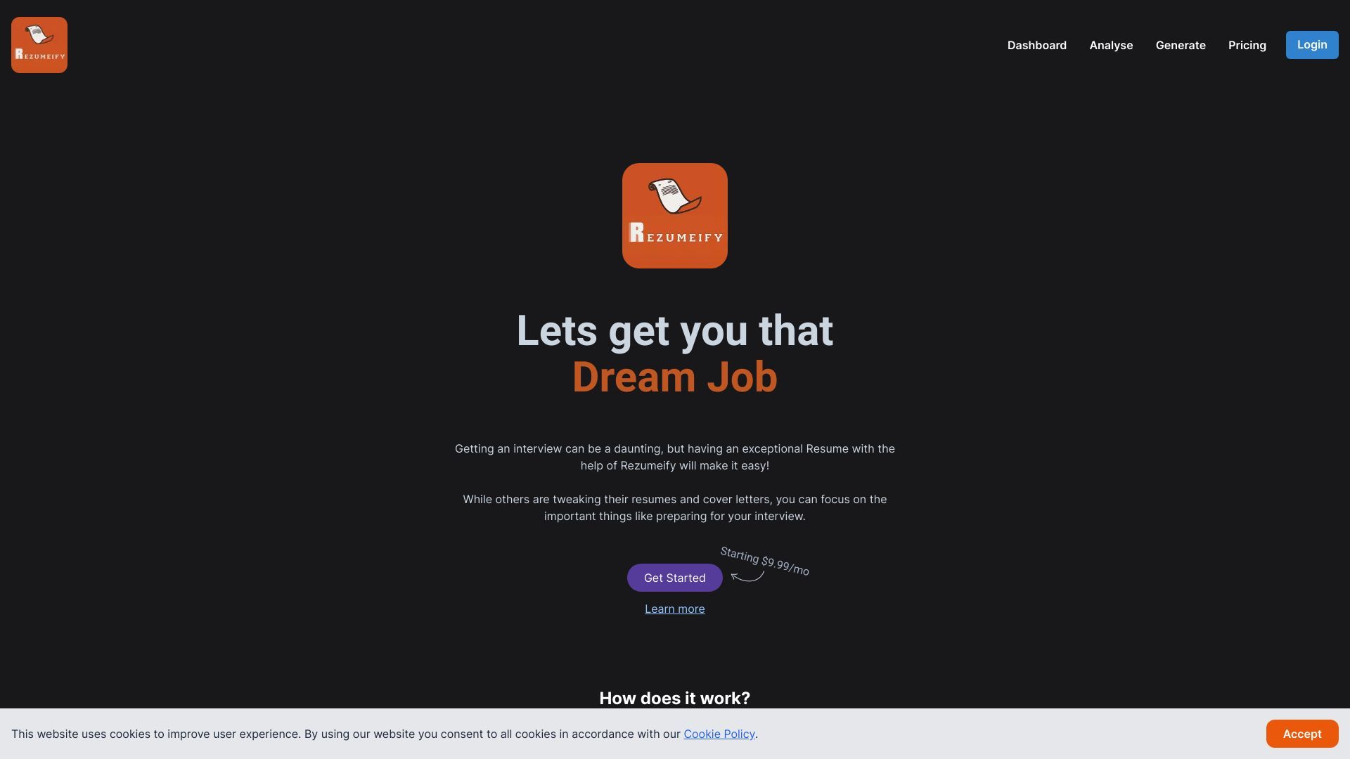 Rezumeify image