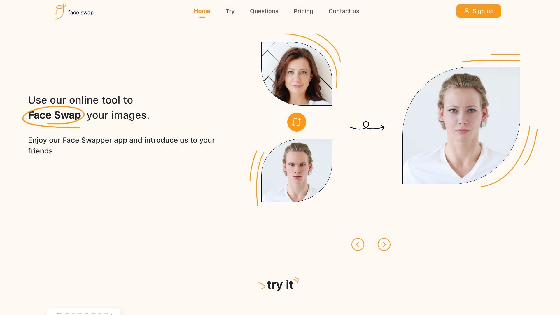 face swapper online image