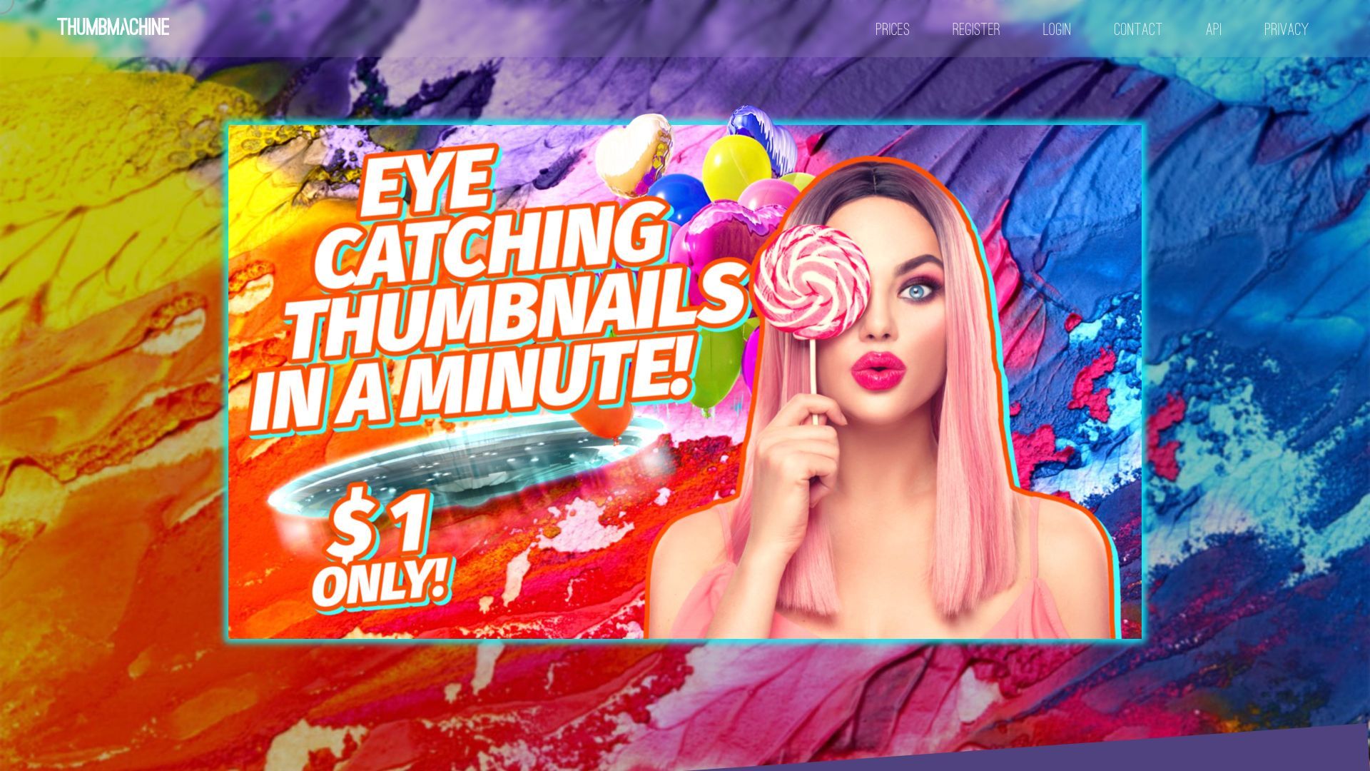 Thumbmachine - Youtube Thumbnail Maker image