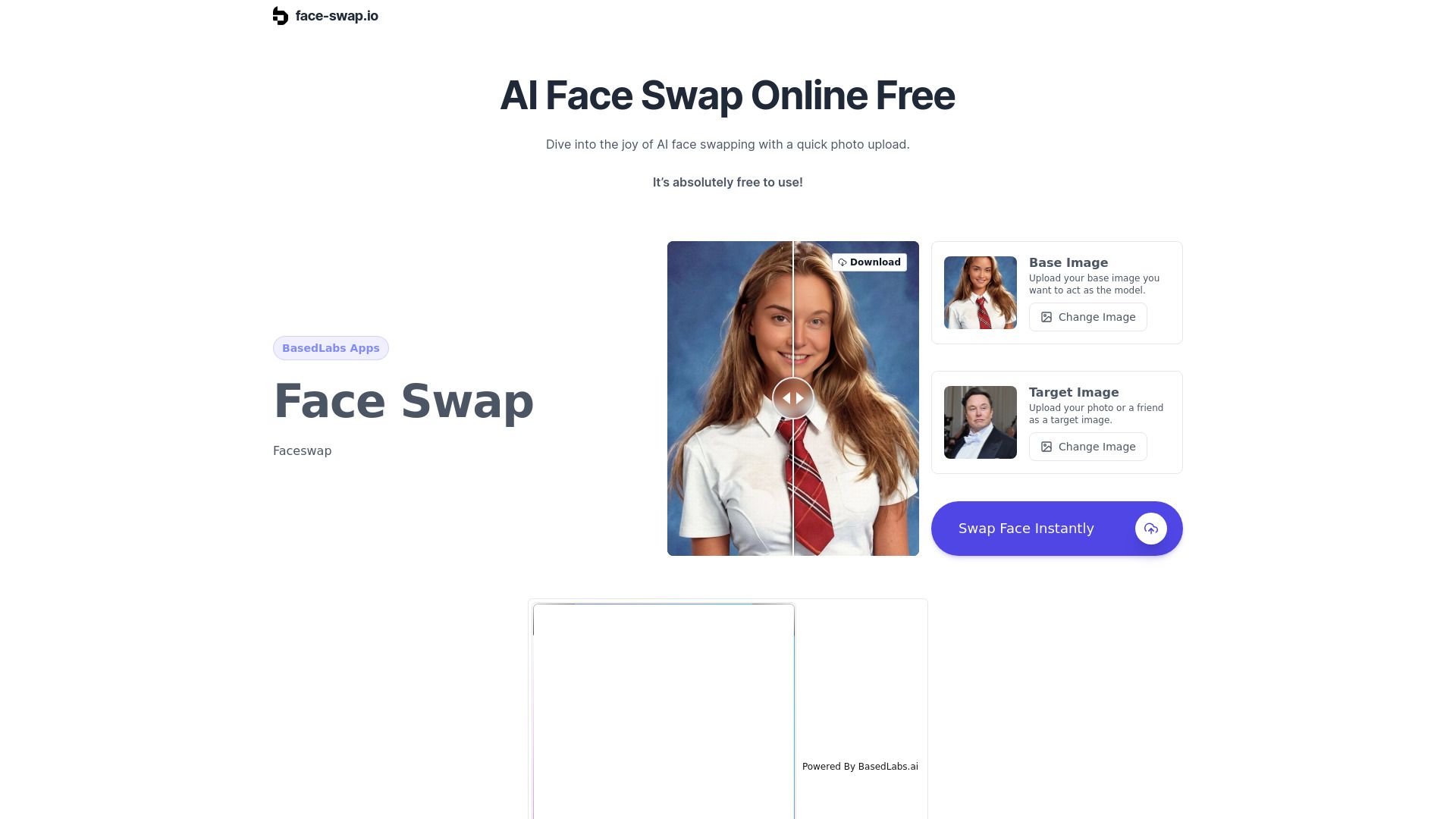 Face Swap IO image