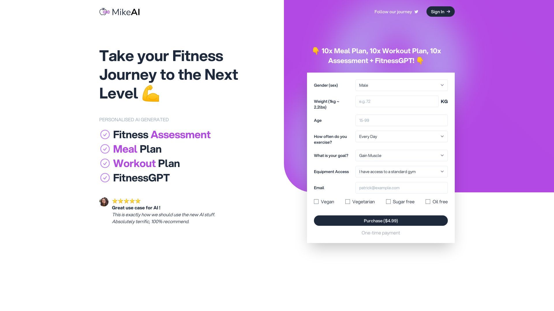 AI Meal Planner image
