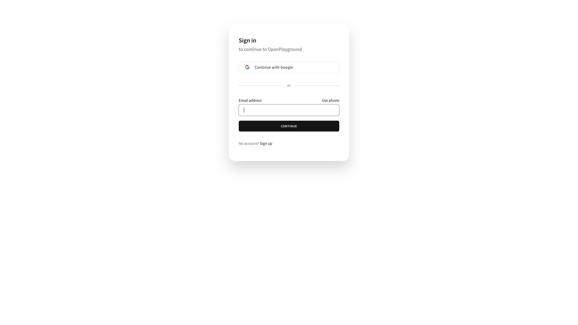 OpenPlayground image