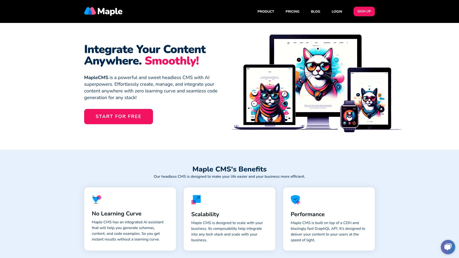 Maple CMS image