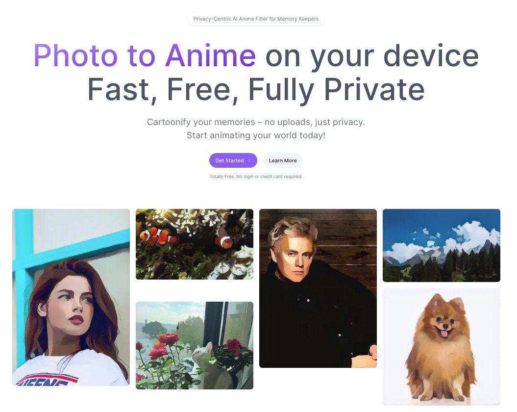 Photo to Anime image