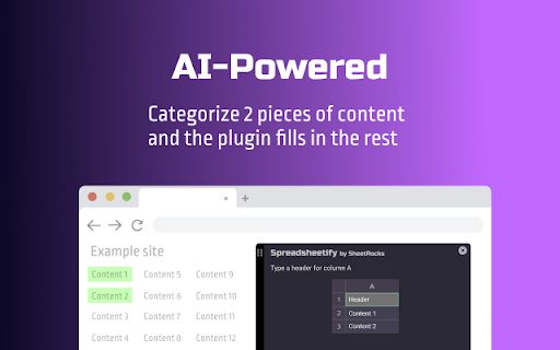 Spreadsheetify image