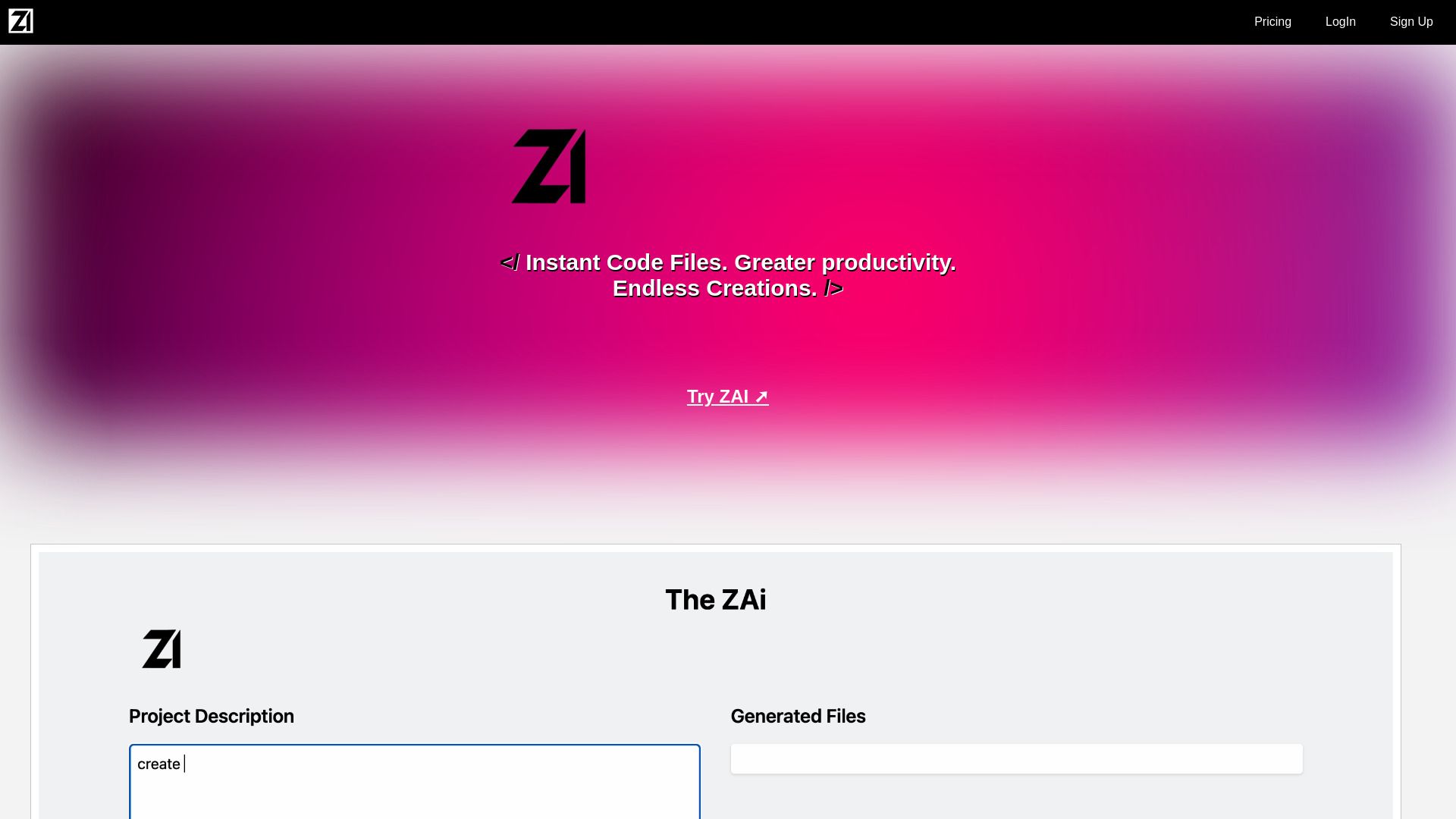 The ZAI image