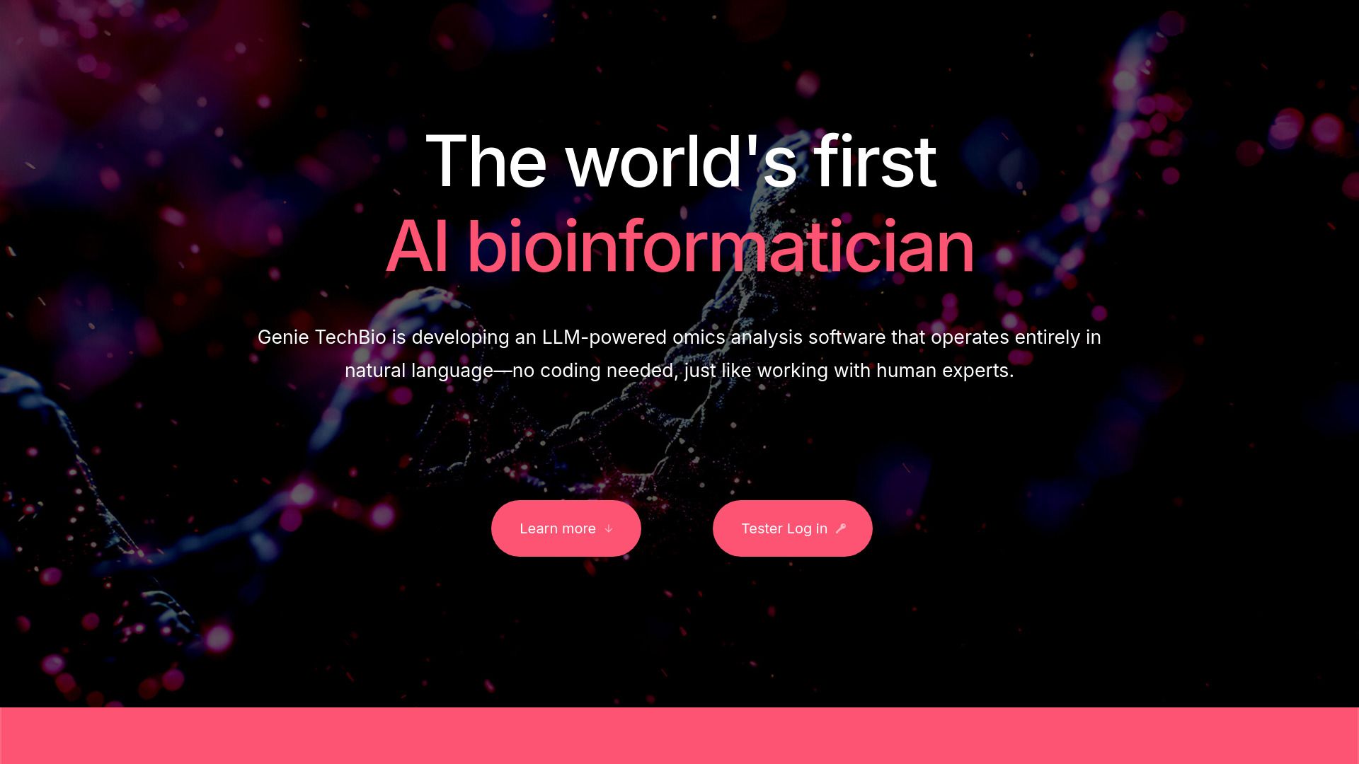 Genie TechBio image