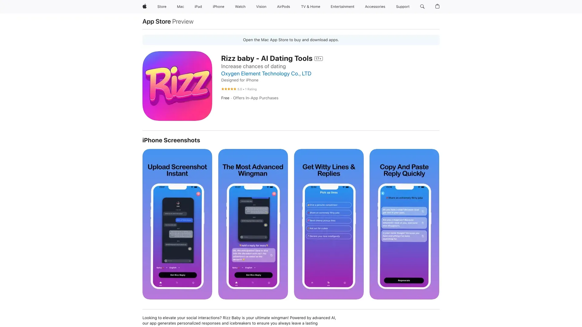 Rizz Baby - AI Dating Tools image
