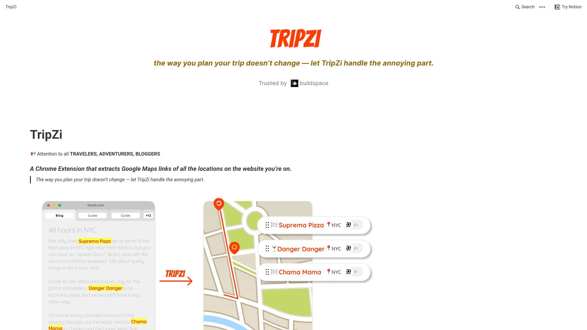 TripZi image