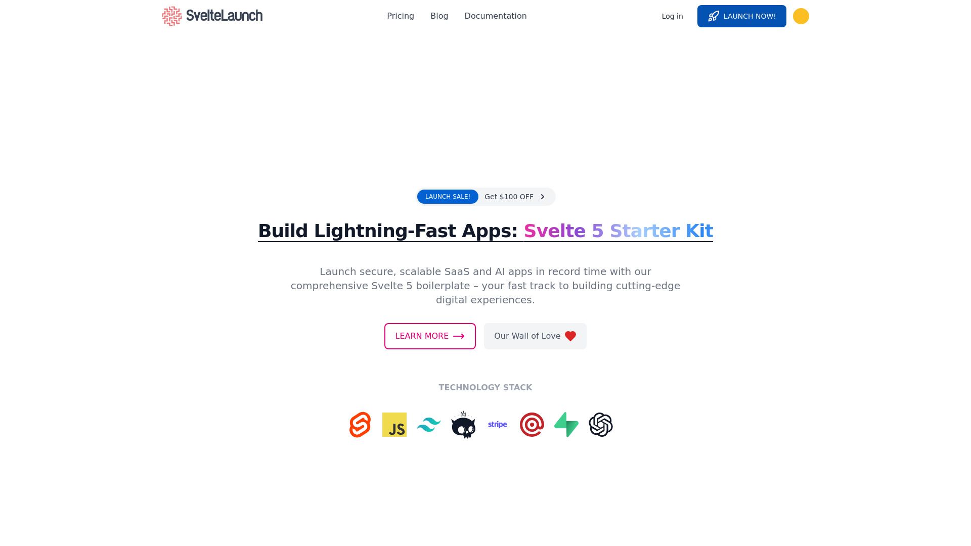 SvelteLaunch image