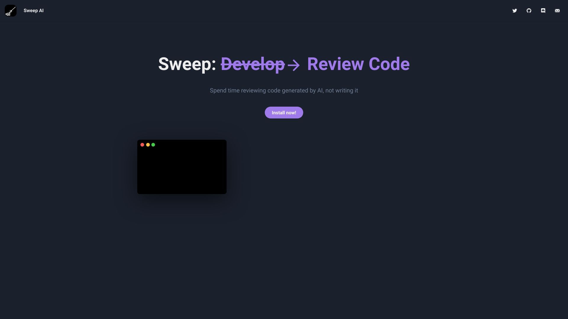 Sweep image