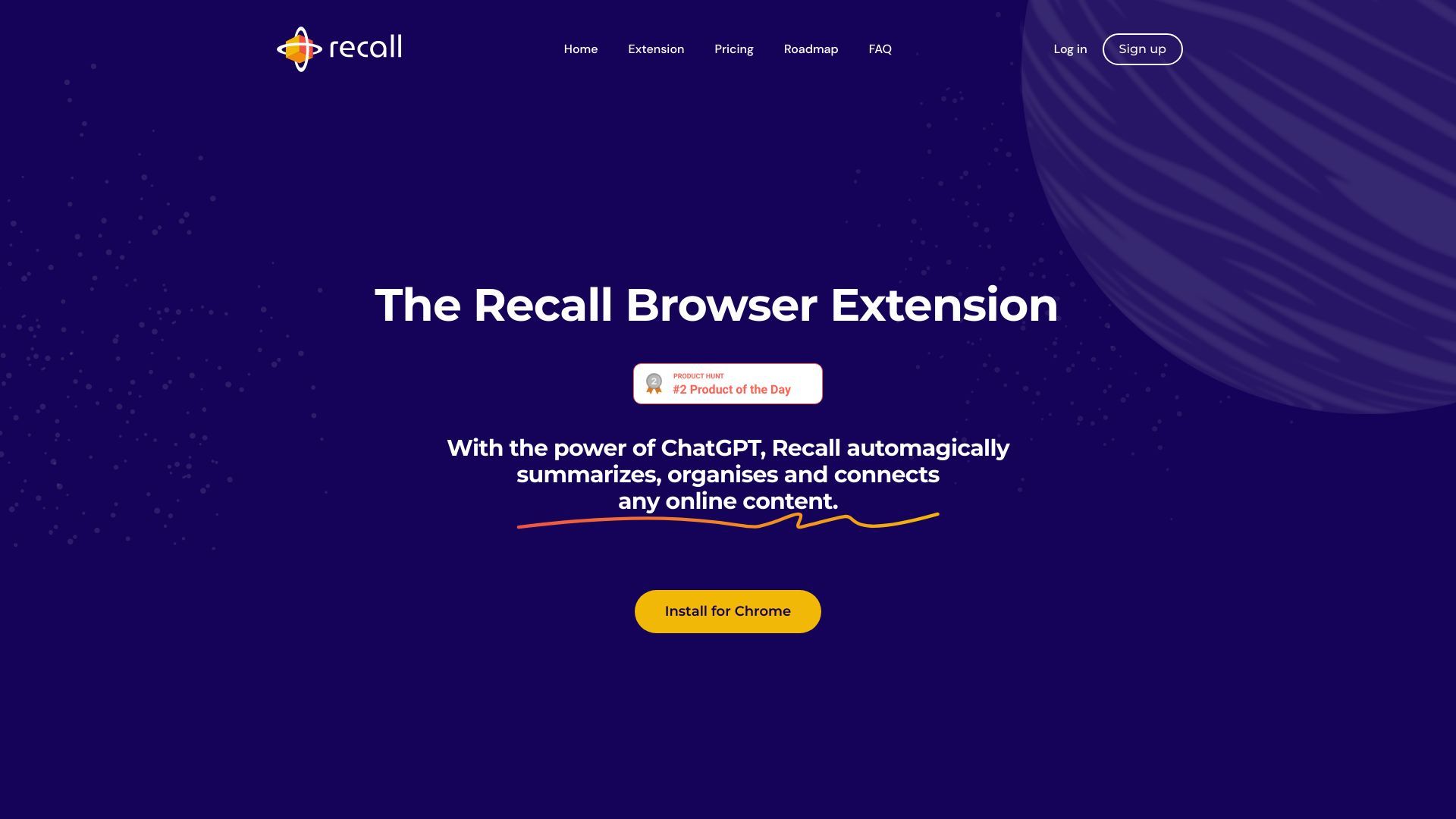 Recall - Your AI-powered knowledge base image