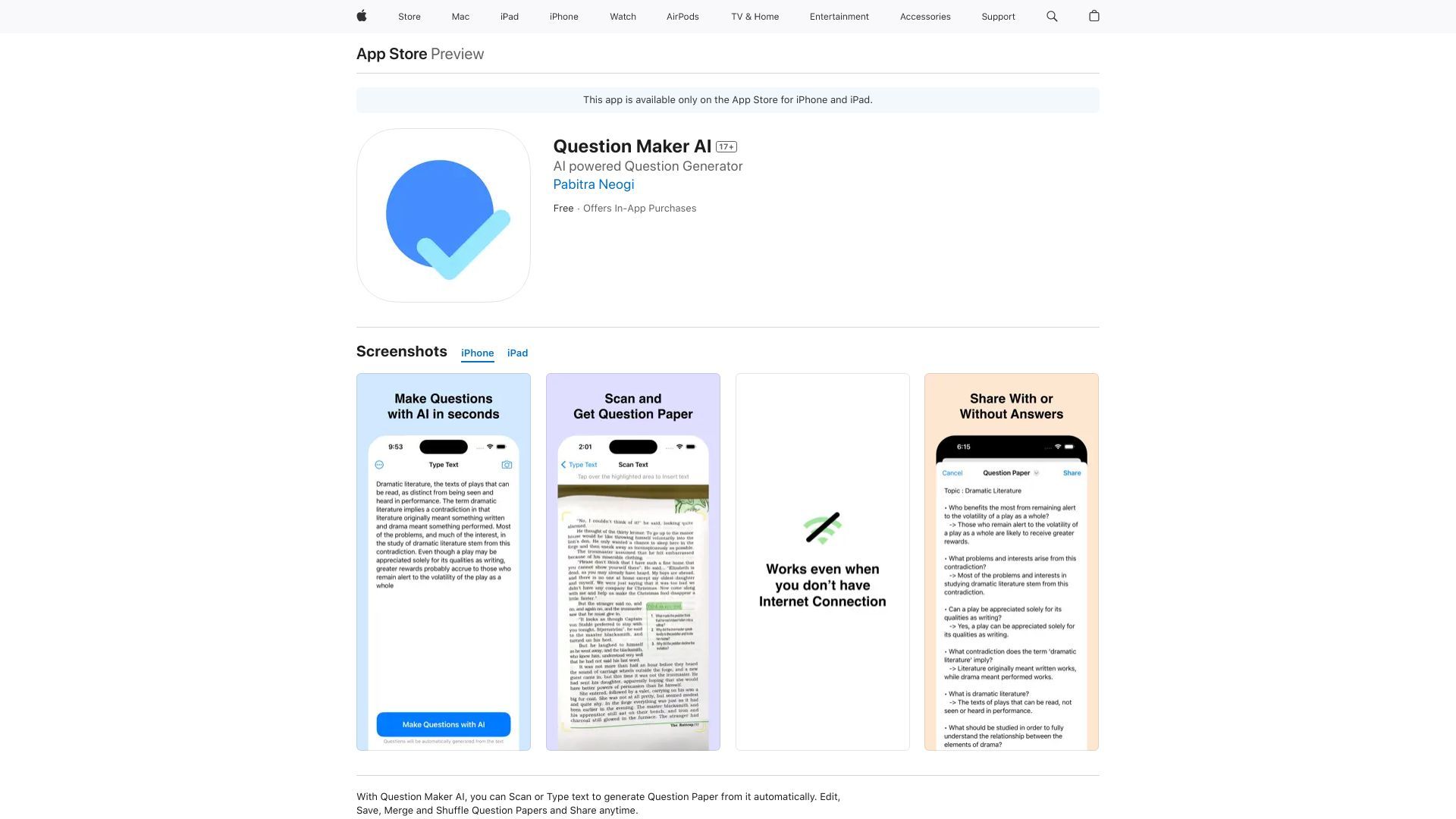 Question Maker AI image