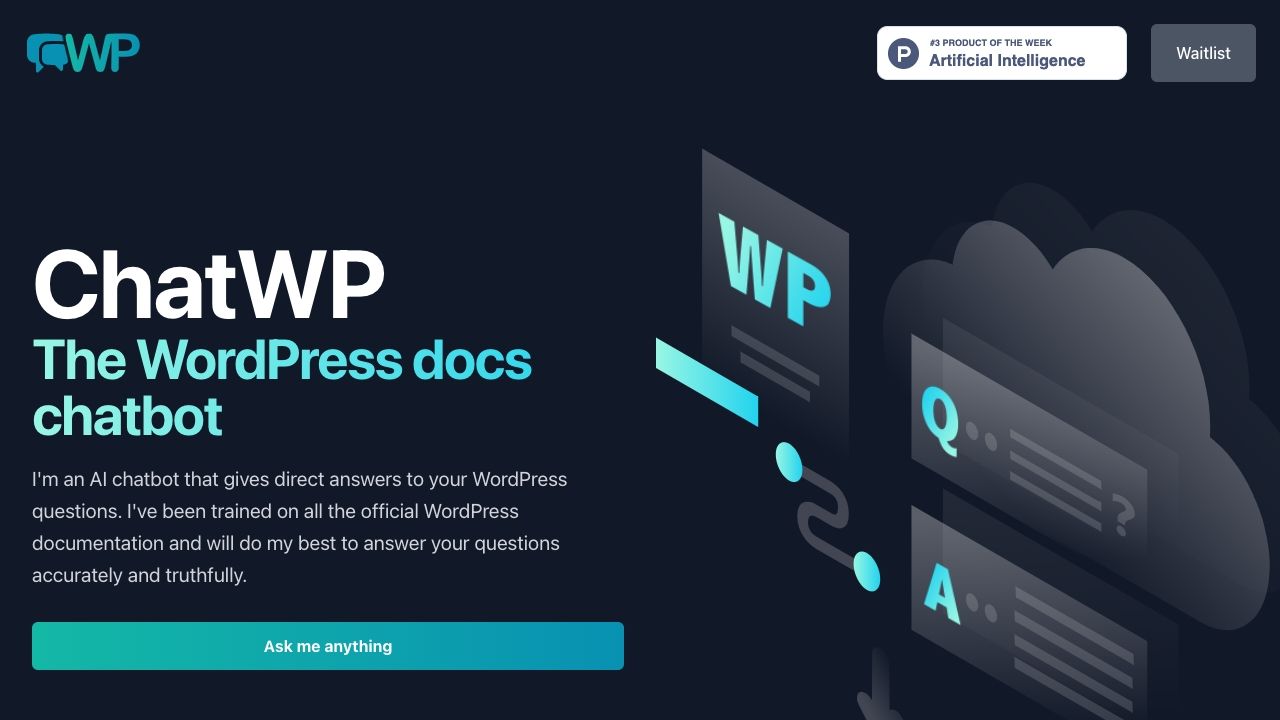 ChatWP - The WordPress docs chatbot image