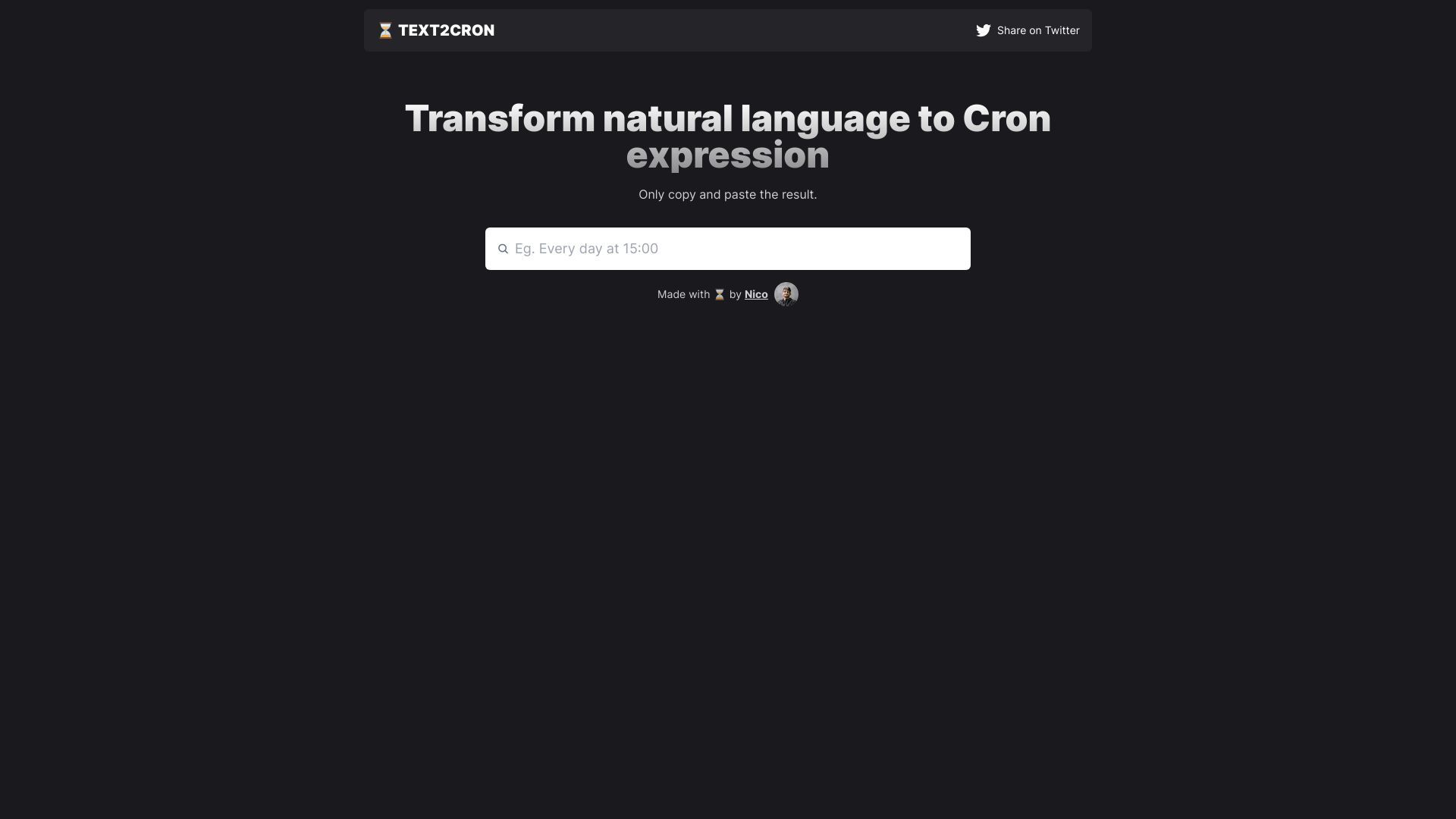 Text2Cron image