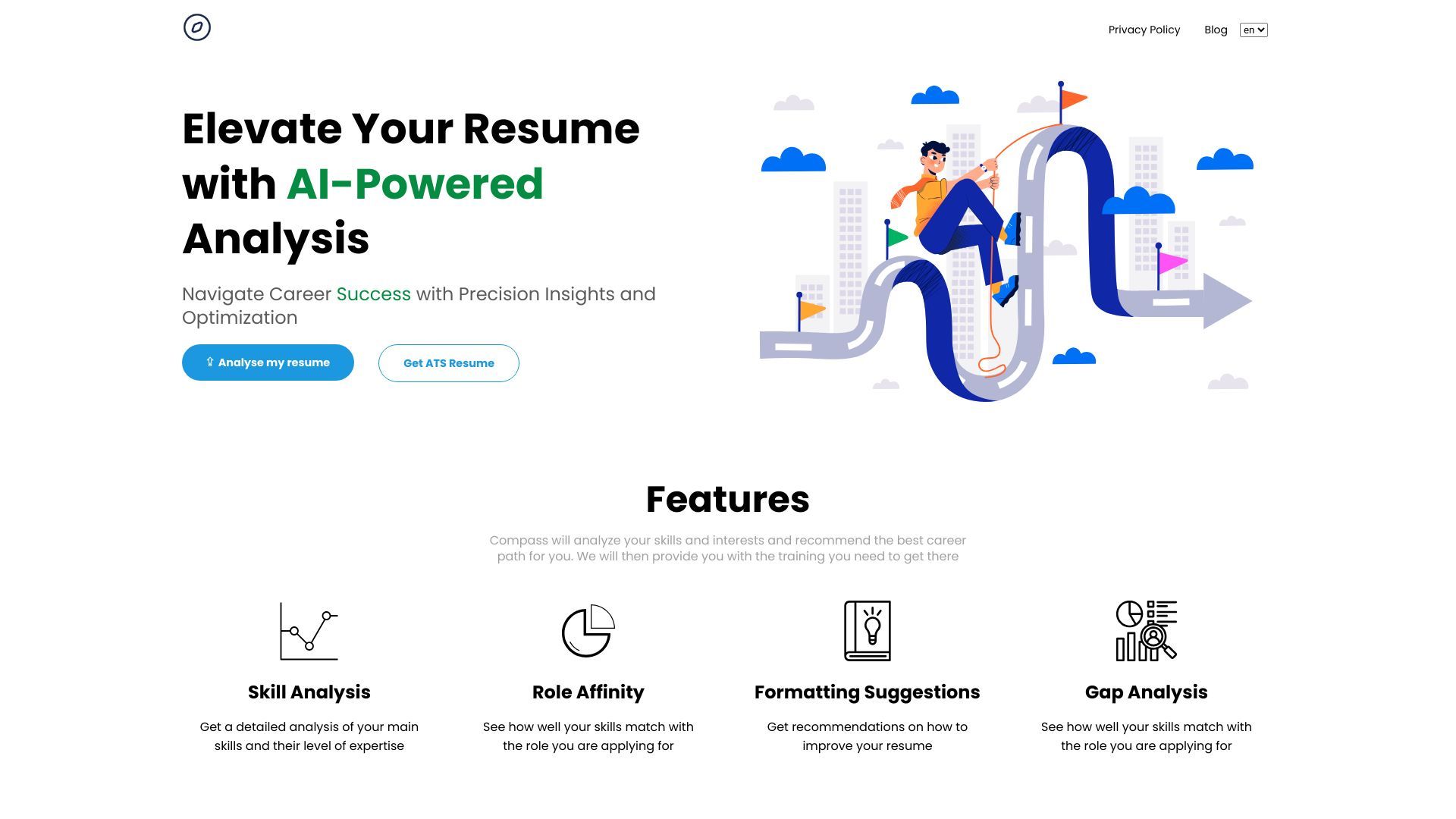 Compass - AI Powered Resume Analysis image