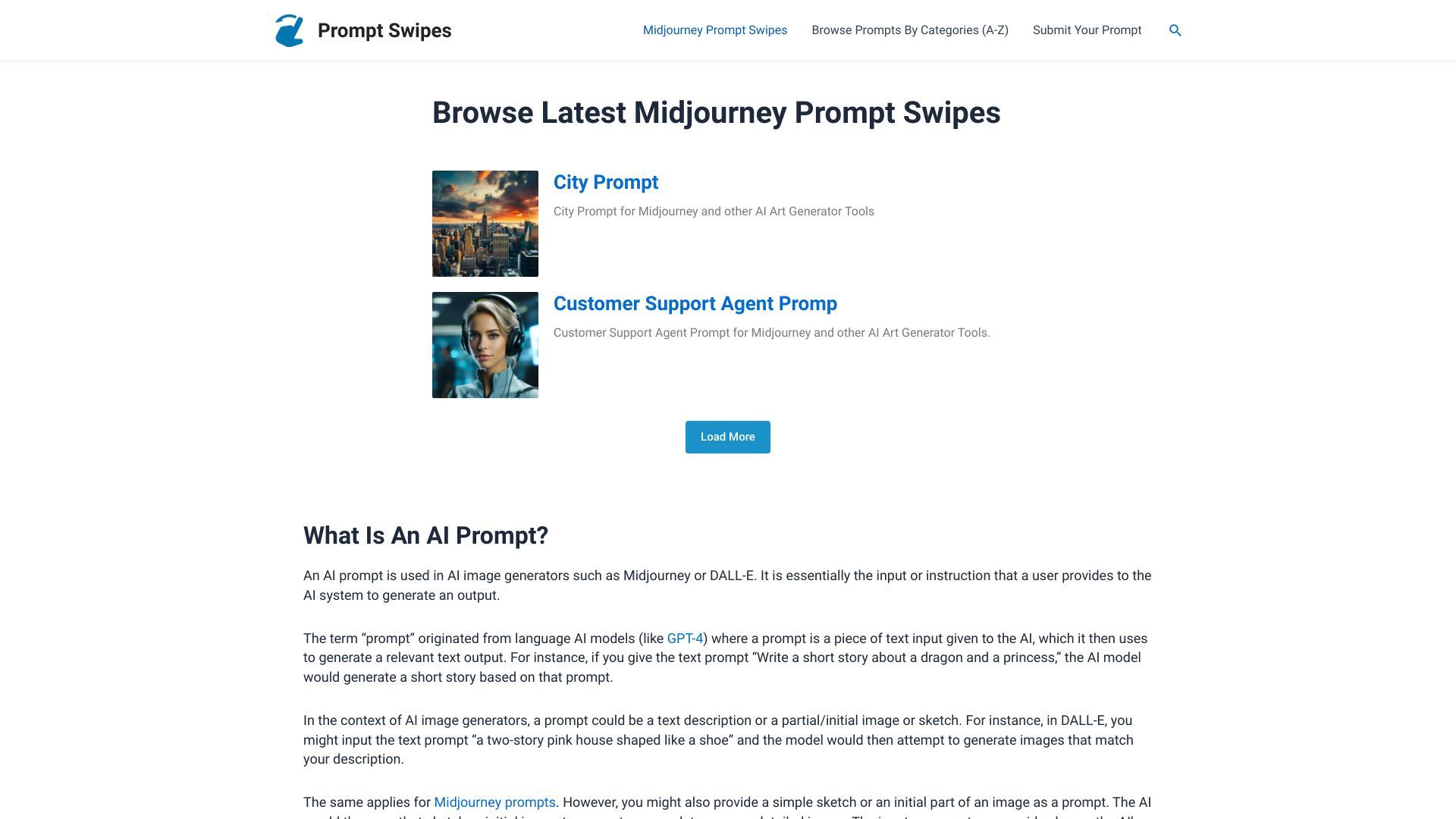 Prompt Swipes image