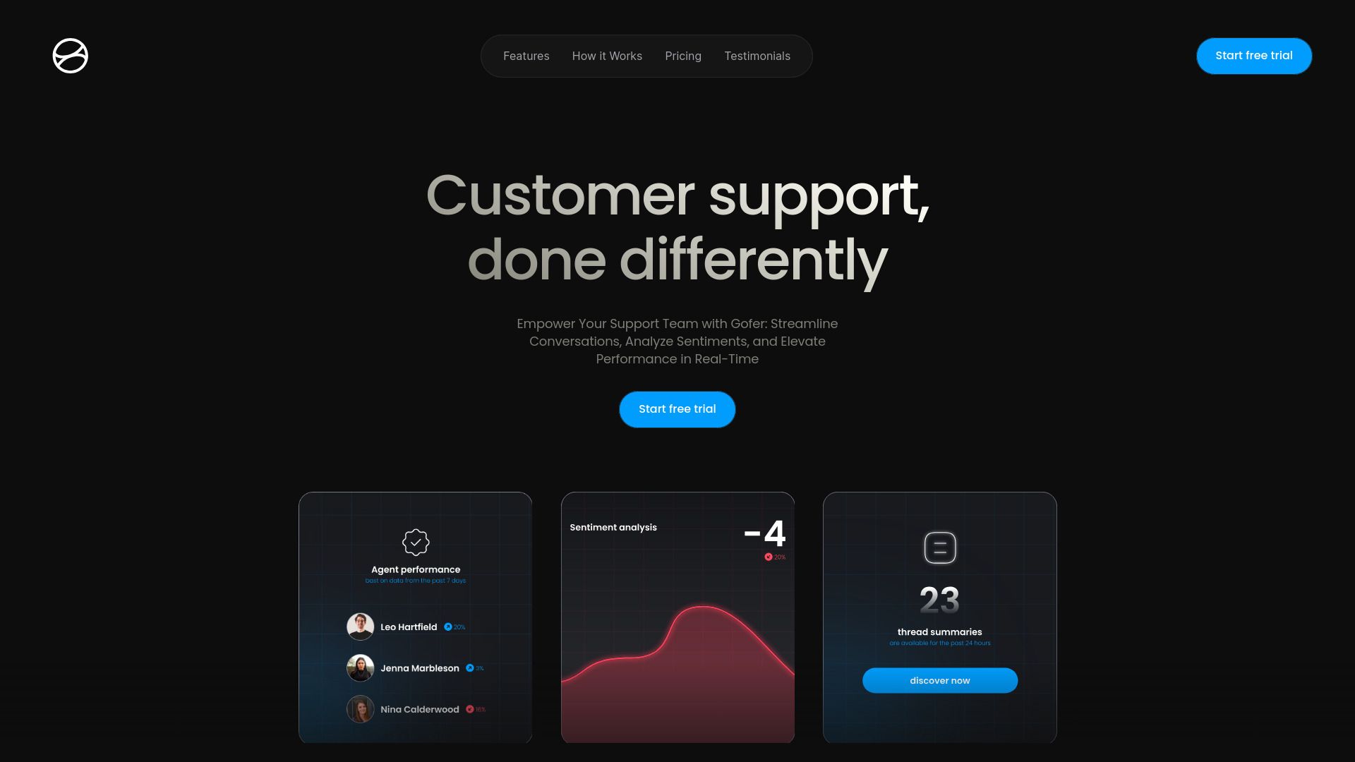 Gofer Customer Support AI image