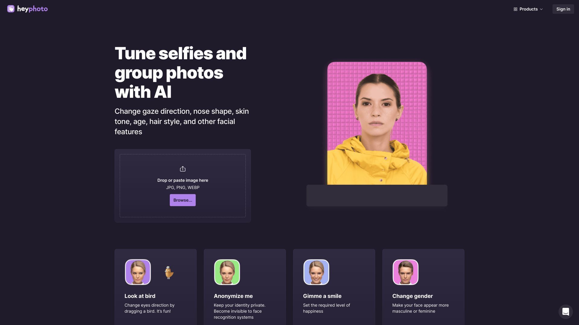 HeyPhoto AI Photo Editor Online image
