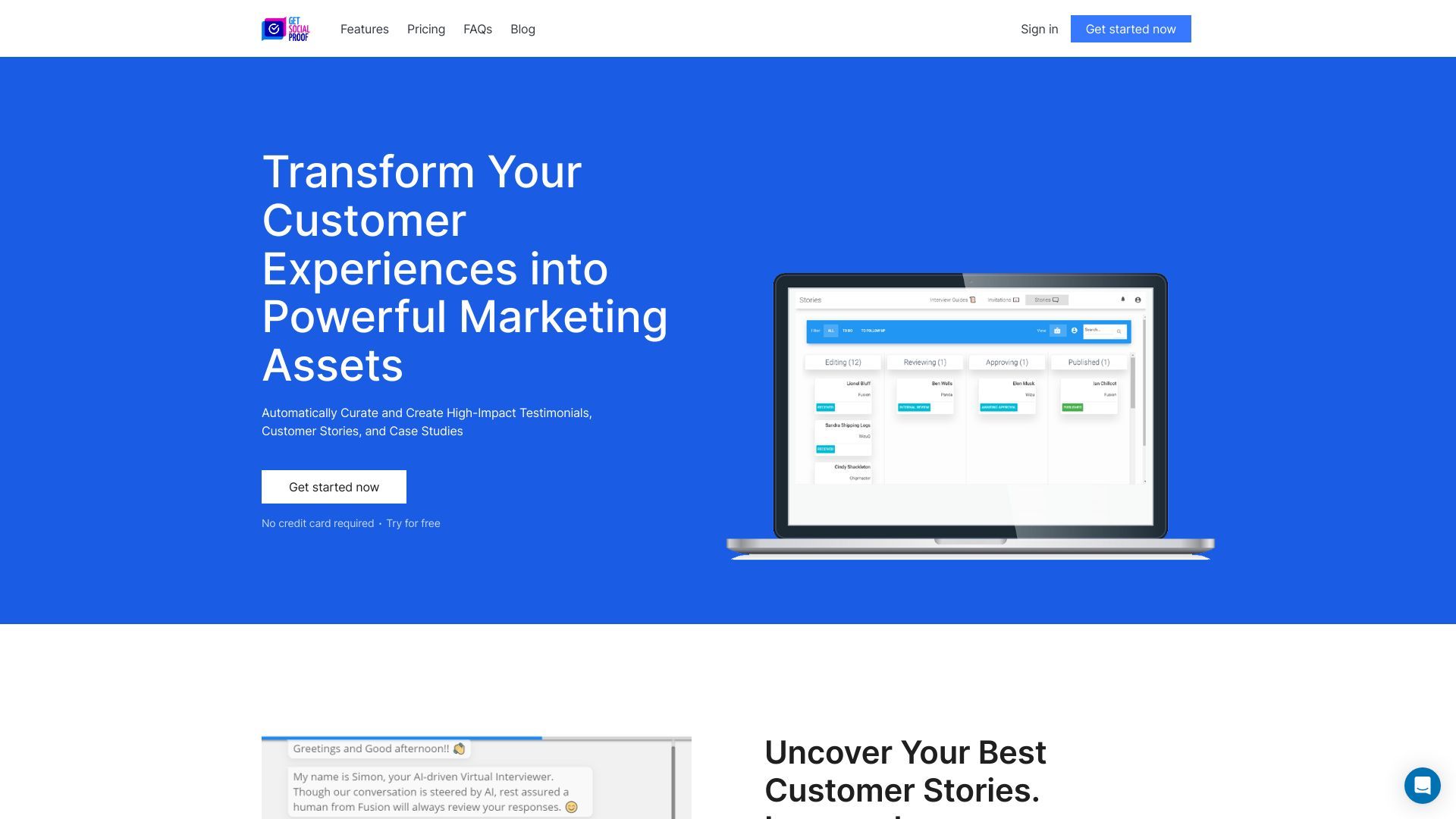 Testimonializer image