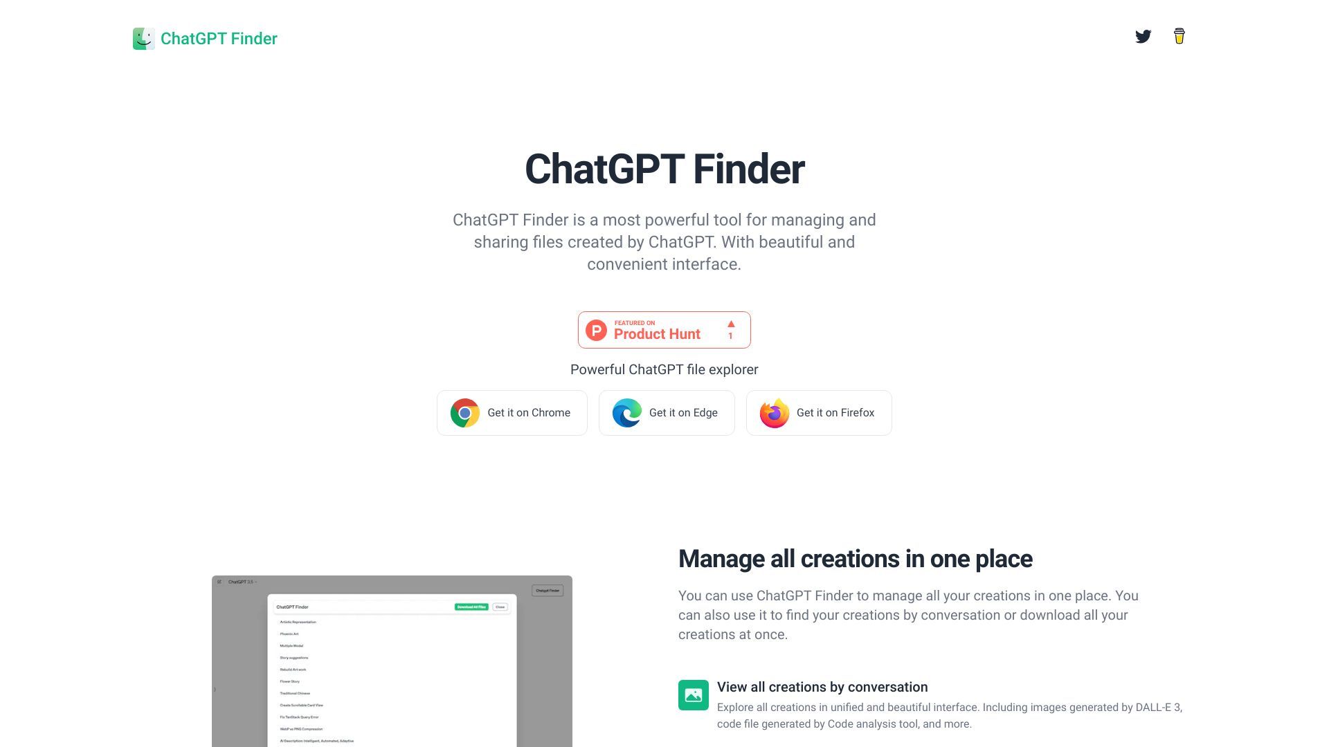 ChatGPT Finder image