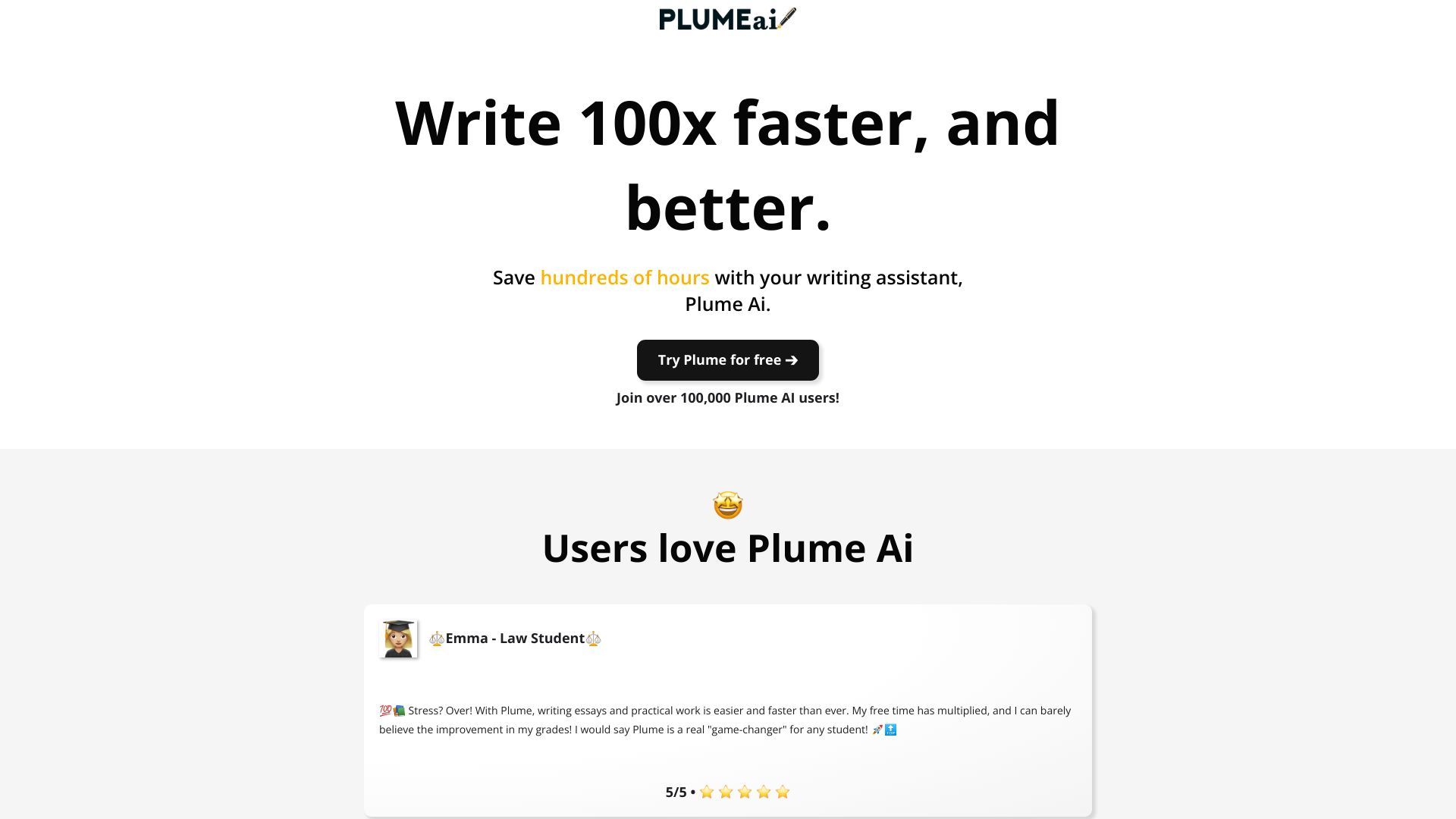 Plume AI image