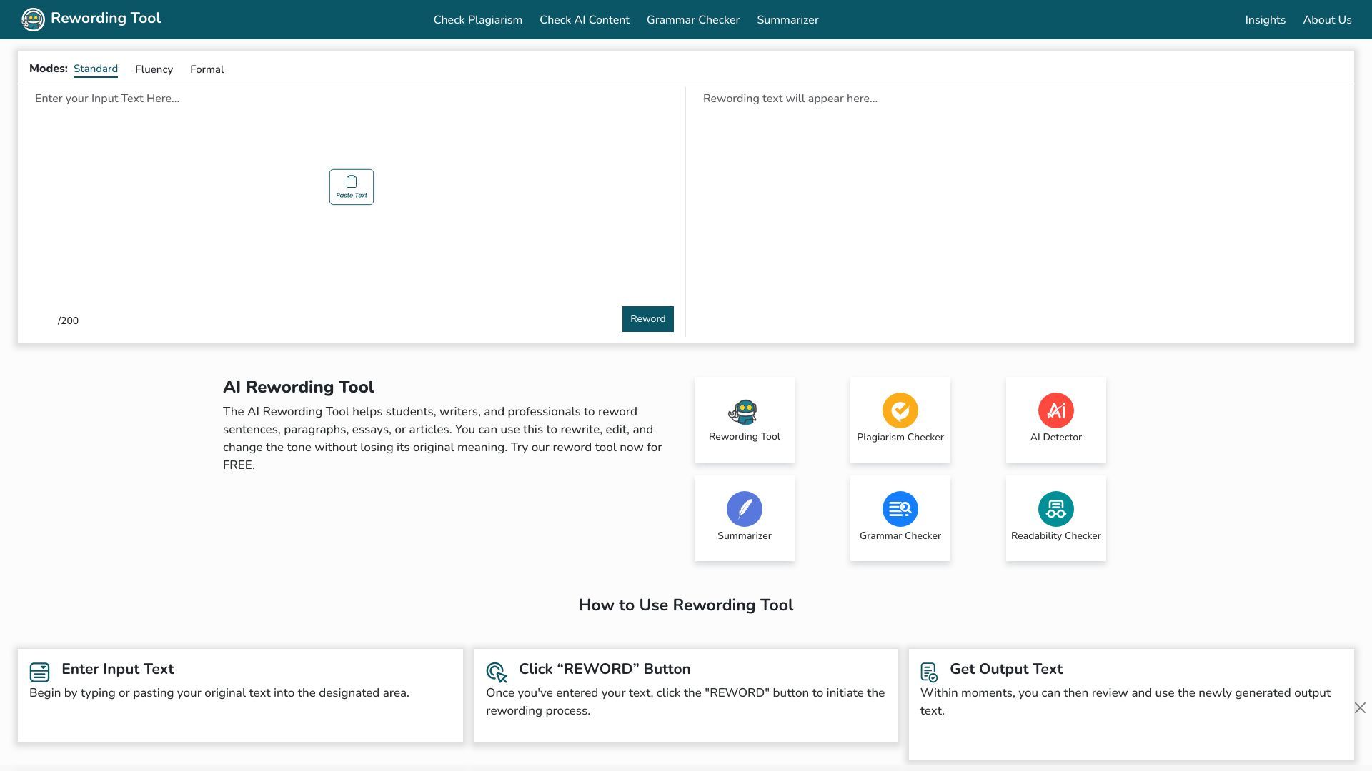 Rewording Tool image