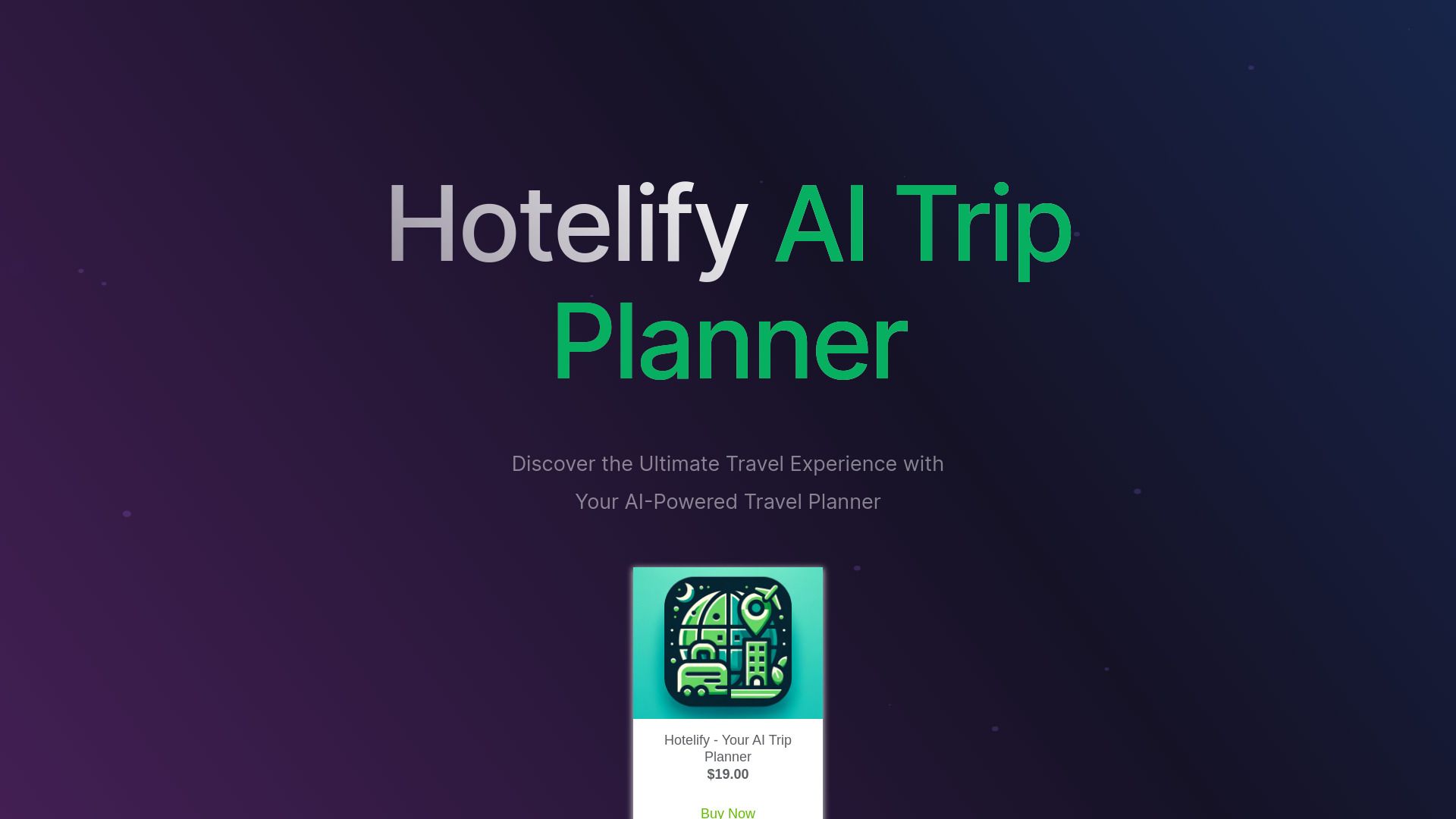 Hotelify - Your AI Trip Planner image