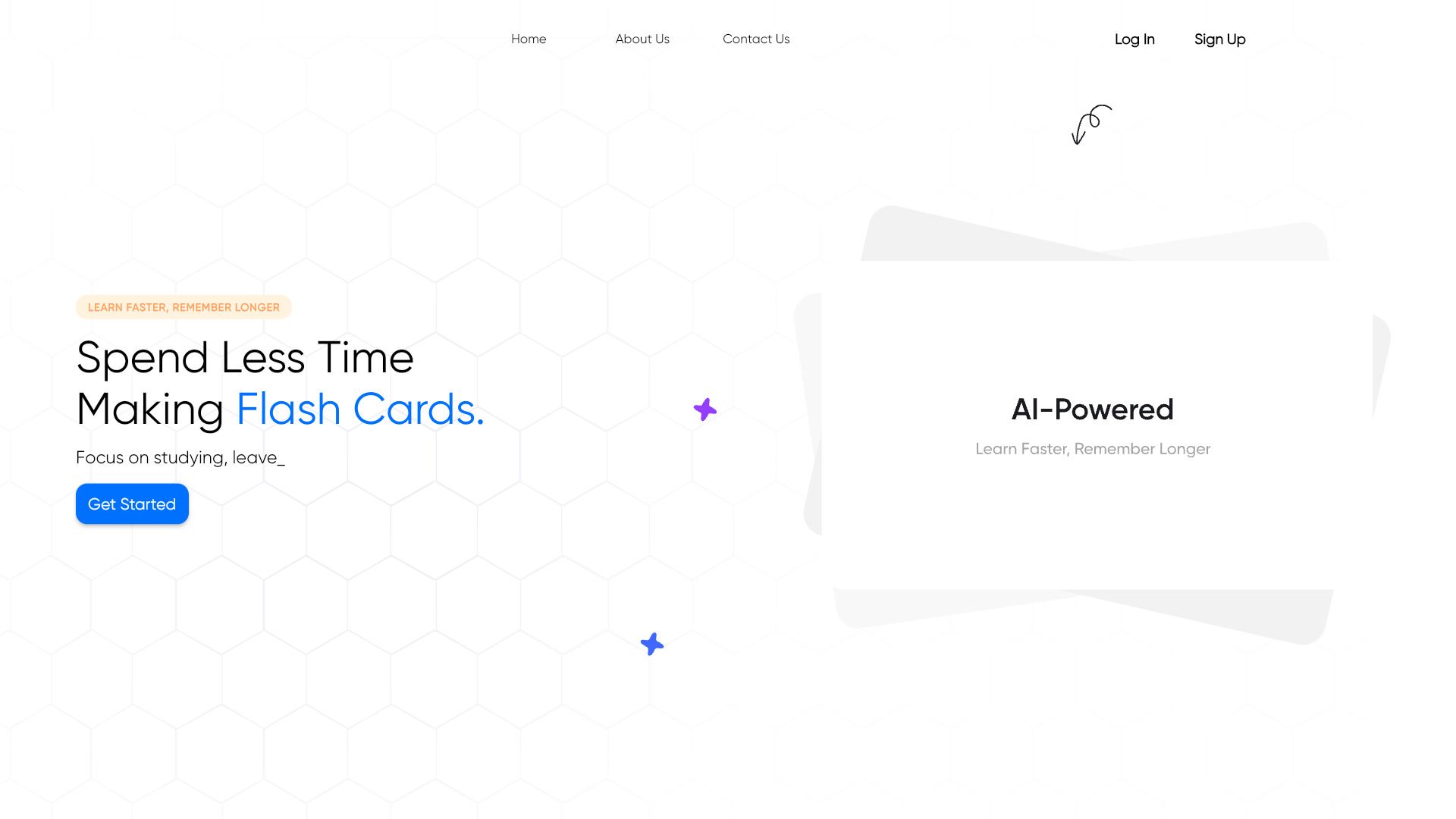 Flashcards X AI image