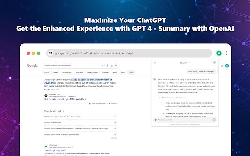 GPT-4 Browser Extension image