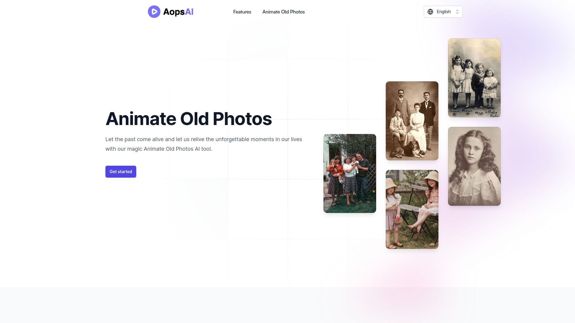 Animate Old Photos image